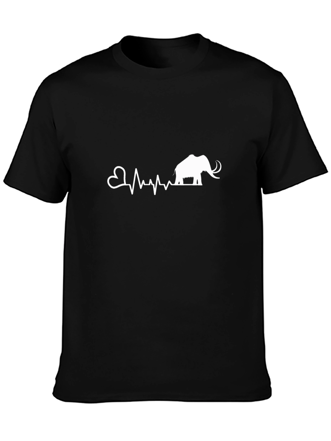 Mammoth Heartbeat T-Shirt - Mens Black Tee