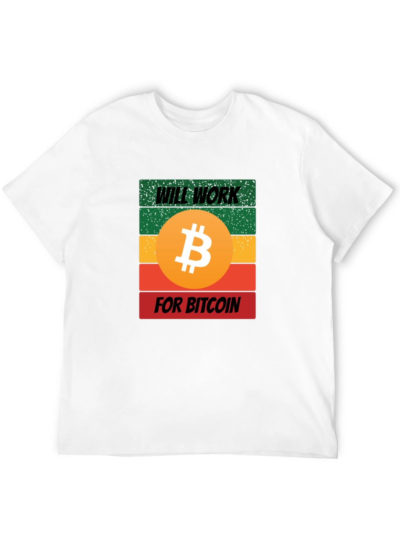 Will Work for Bitcoin Graphic Tee