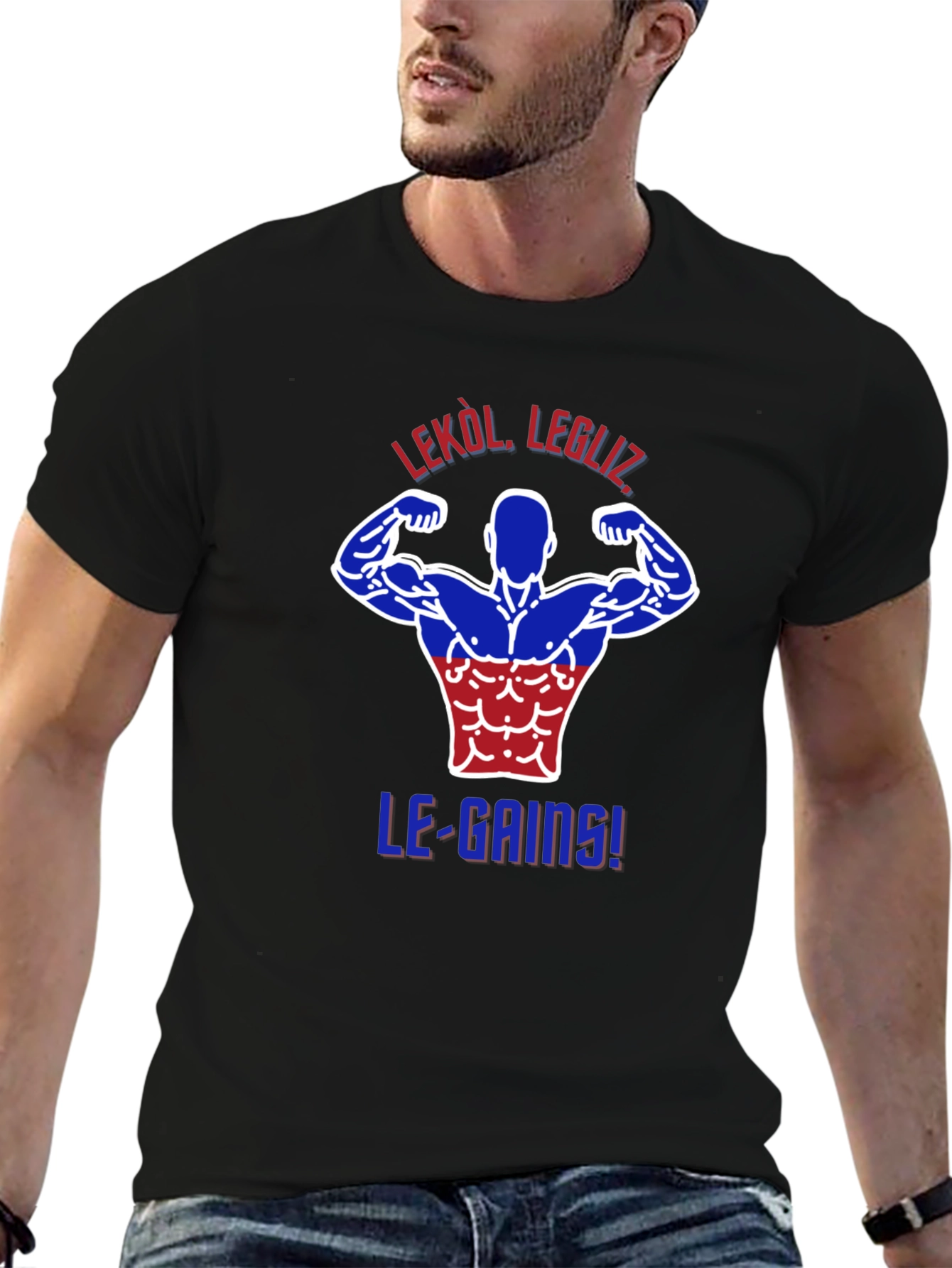 LE-GAINS Graphic Tee - Haitian Pride