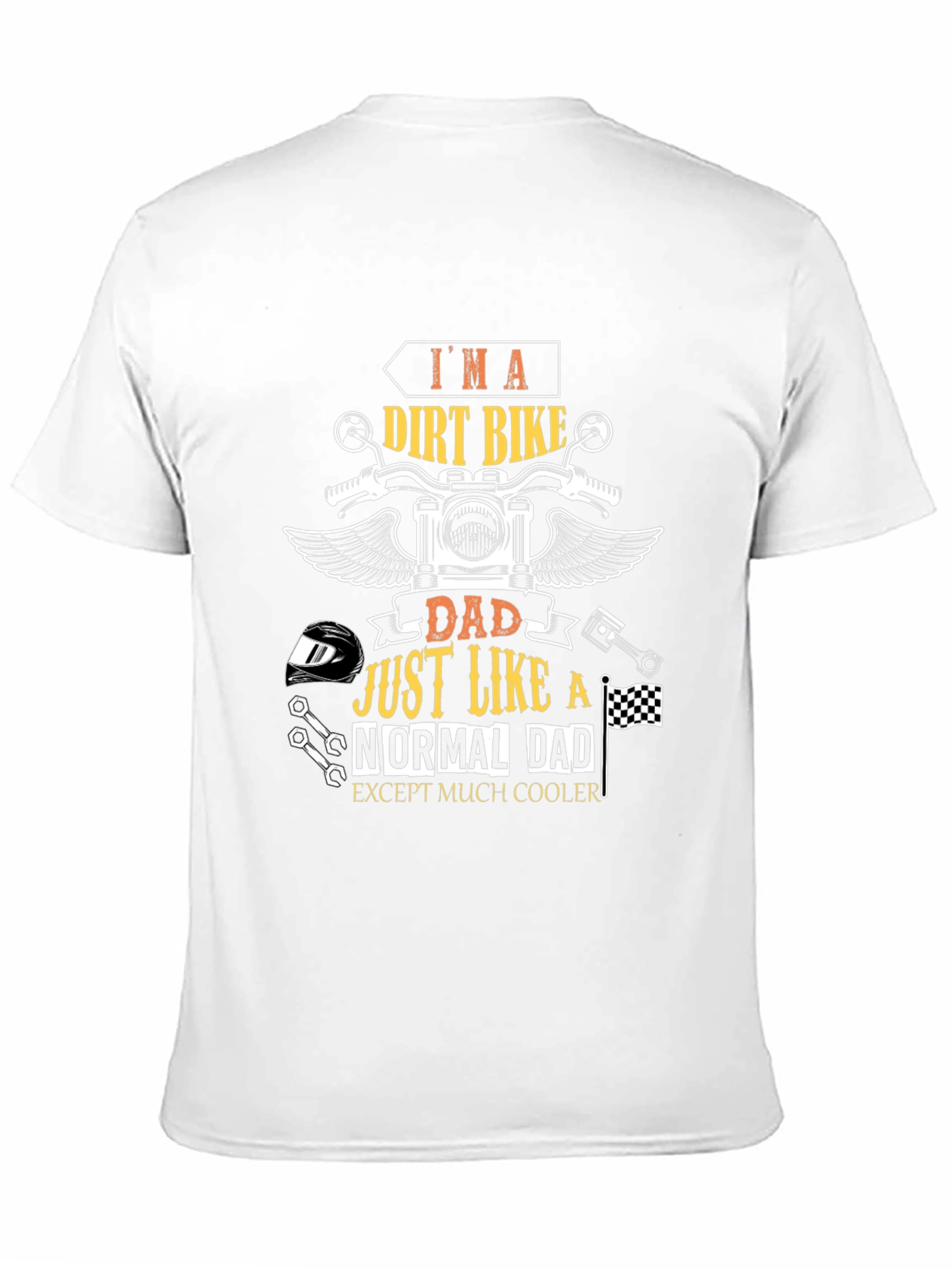 Dirt Bike Dad T-Shirt - Cool Dad Edition