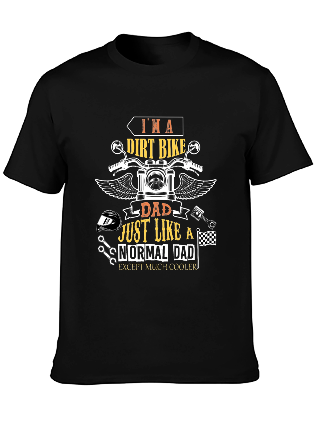 Dirt Bike Dad T-Shirt - Cool Dad Edition