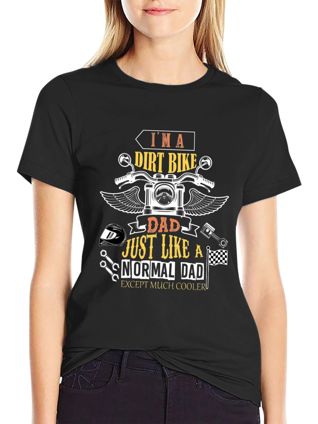 Dirt Bike Dad T-Shirt - Cool Dad Edition