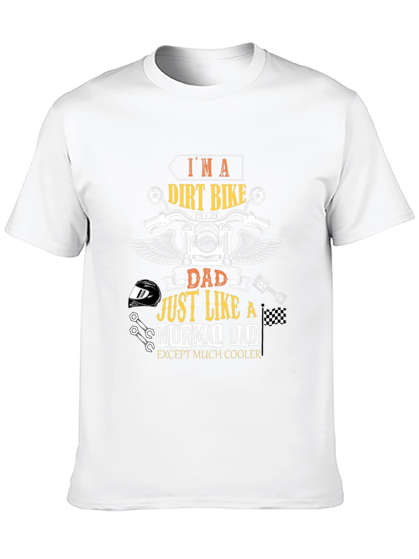 Dirt Bike Dad T-Shirt - Cool Dad Edition