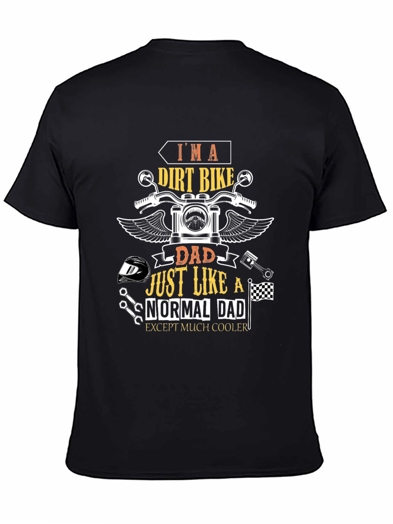 Dirt Bike Dad T-Shirt - Cool Dad Edition