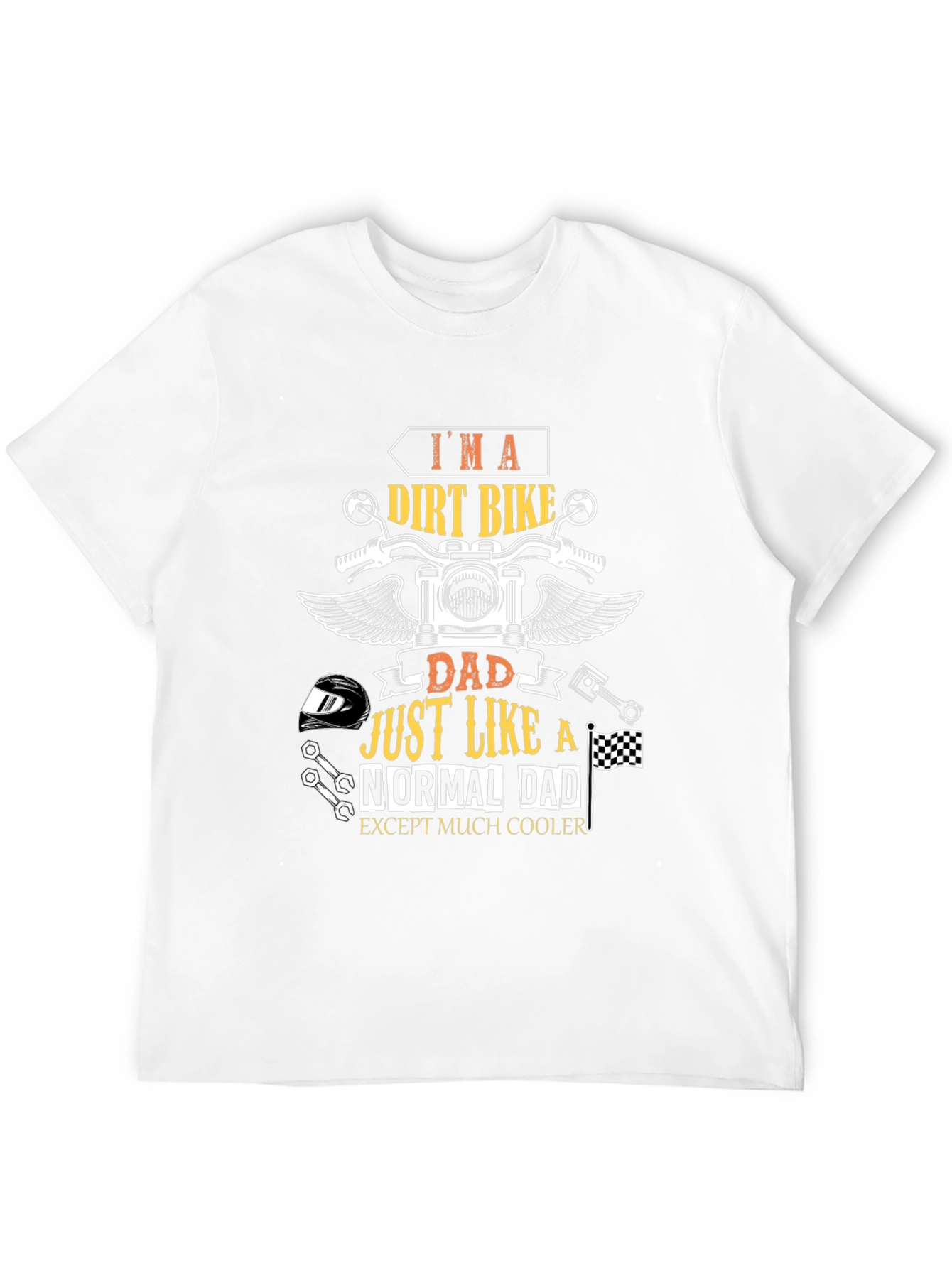Dirt Bike Dad T-Shirt - Cool Dad Edition