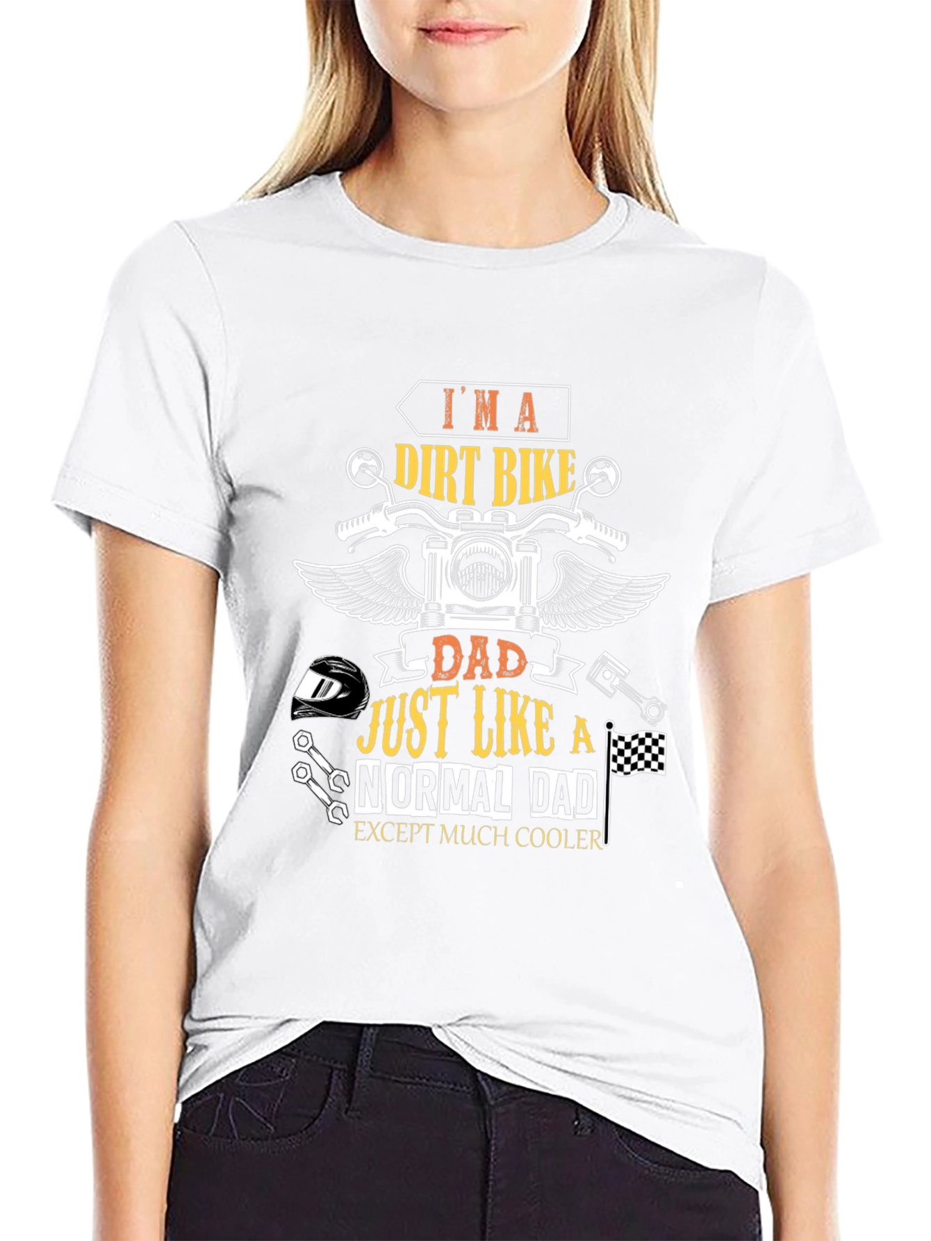 Dirt Bike Dad T-Shirt - Cool Dad Edition