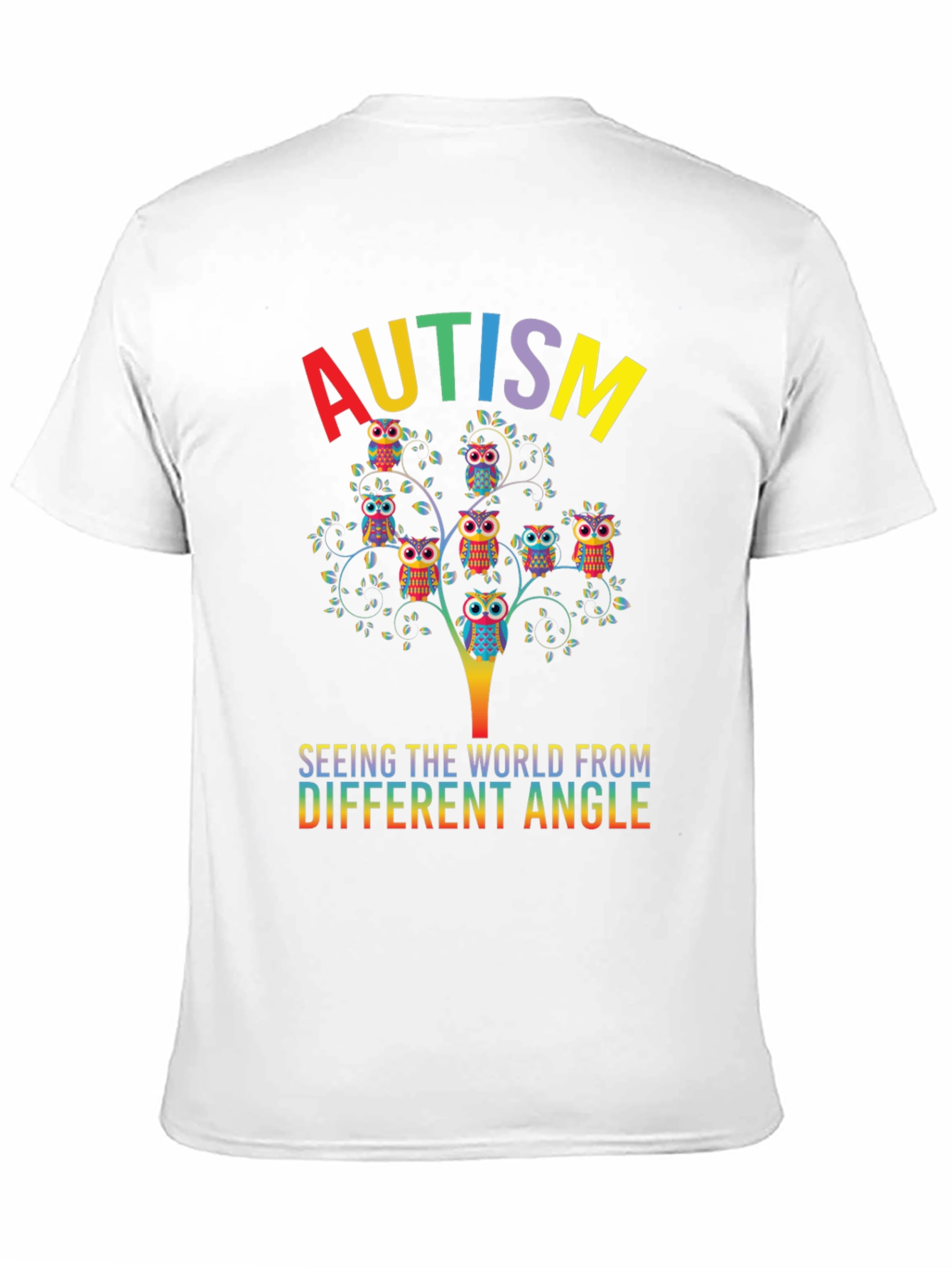 Autism Awareness Owl Tree T-Shirt