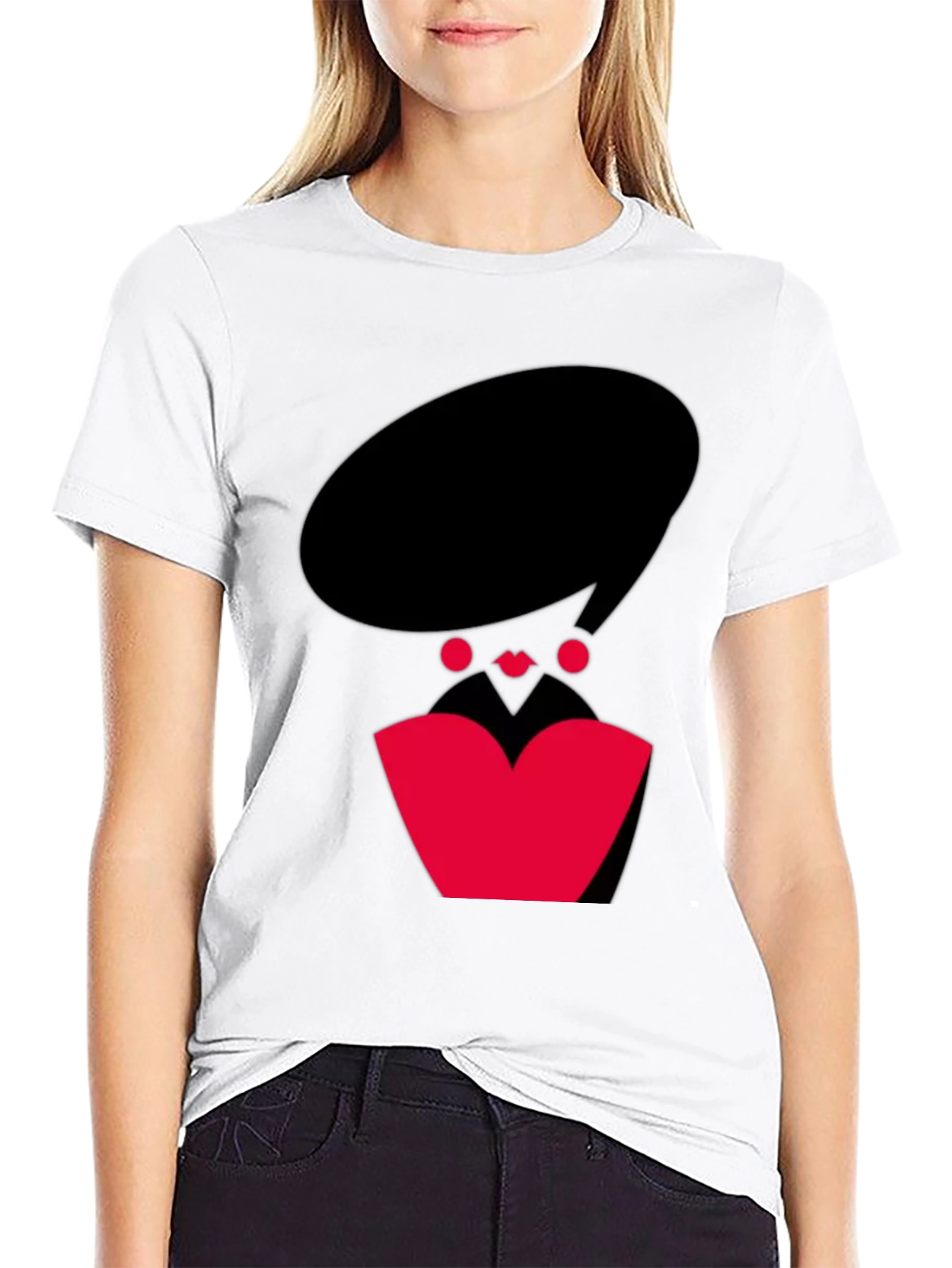 Modern Art Lady Graphic Tee