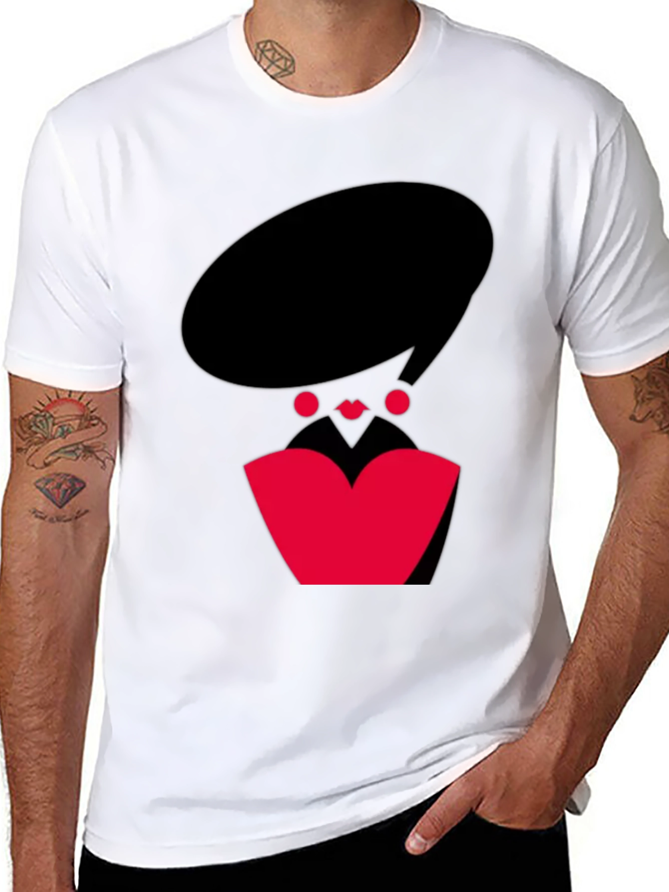 Modern Art Lady Graphic Tee