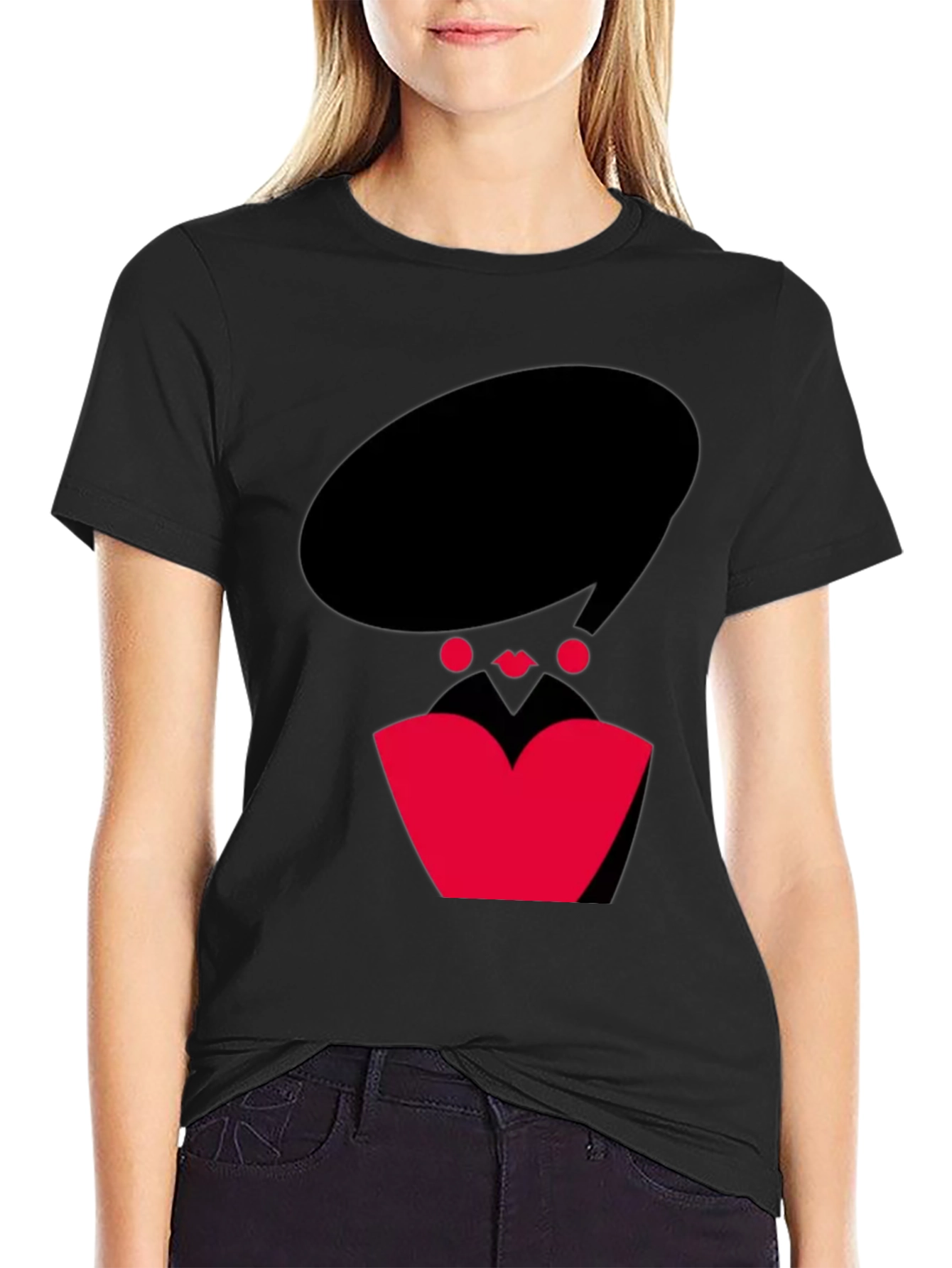 Modern Art Lady Graphic Tee