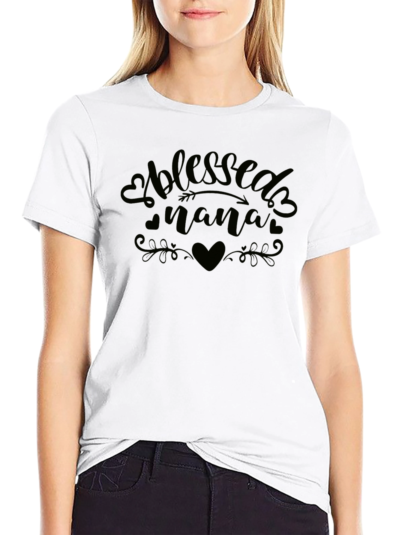 Blessed Nana T-Shirt - Black