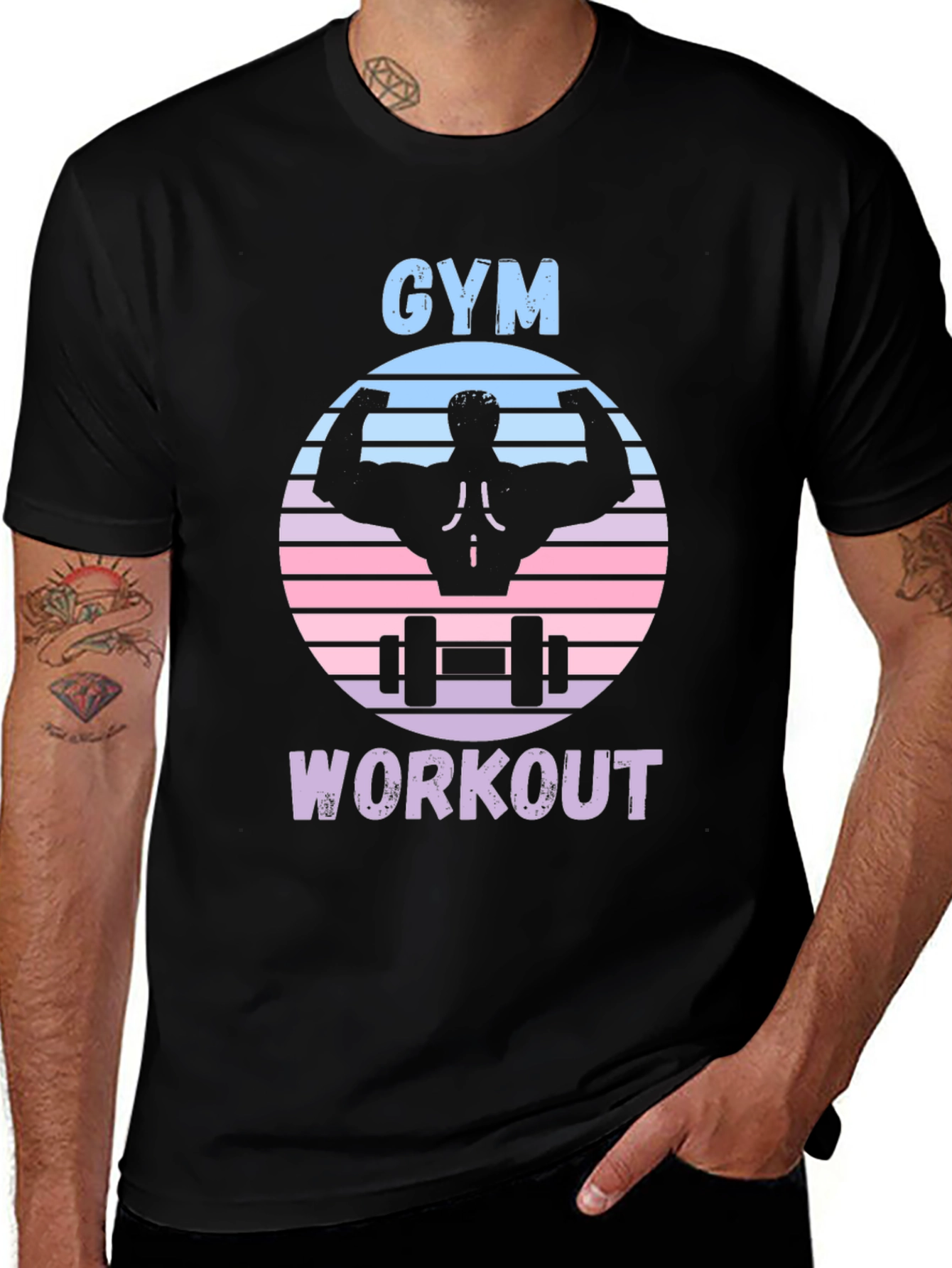 Gym Workout Graphic Tee