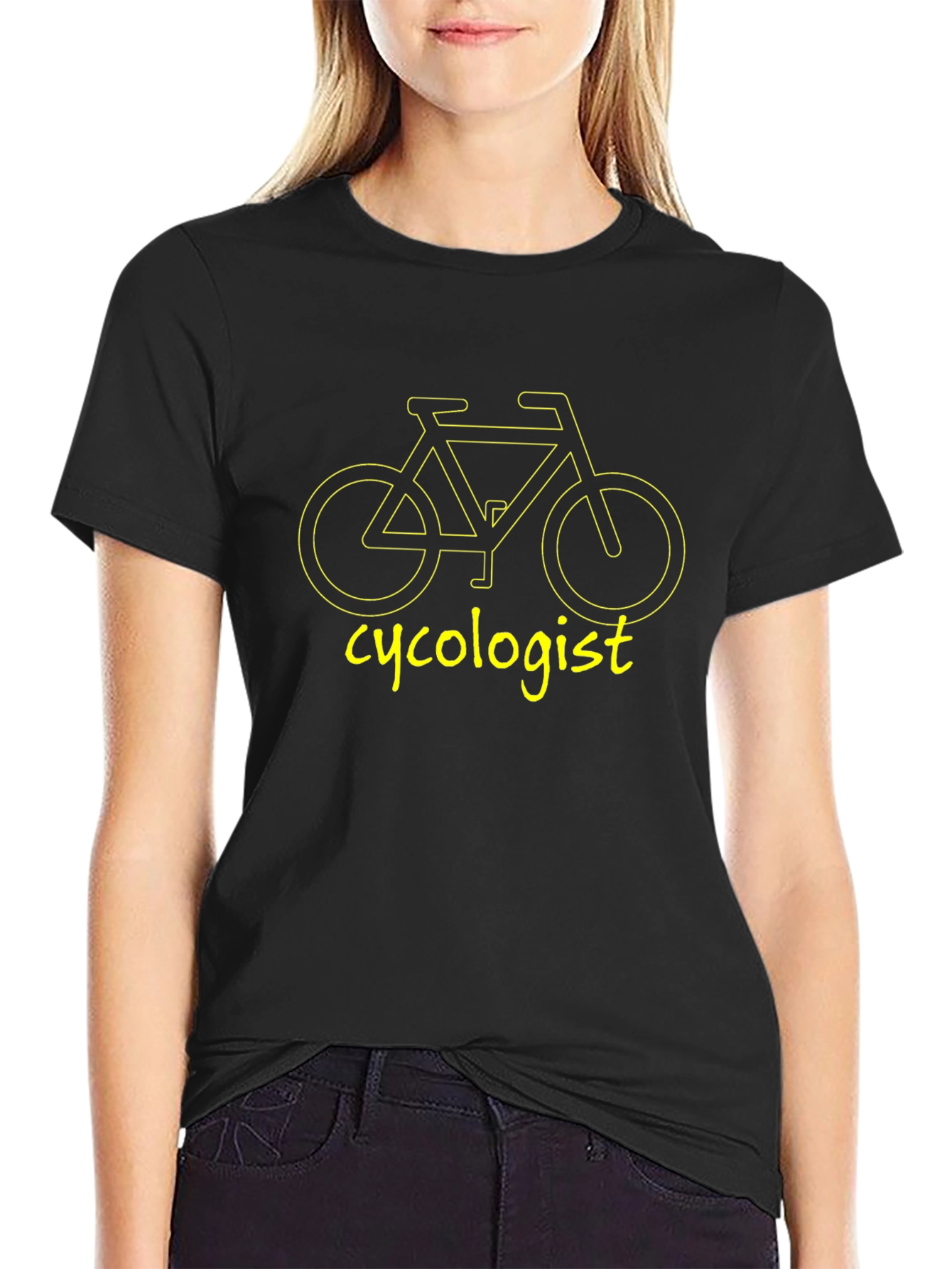 Cyclologist Black T-Shirt: For Bike Lovers!