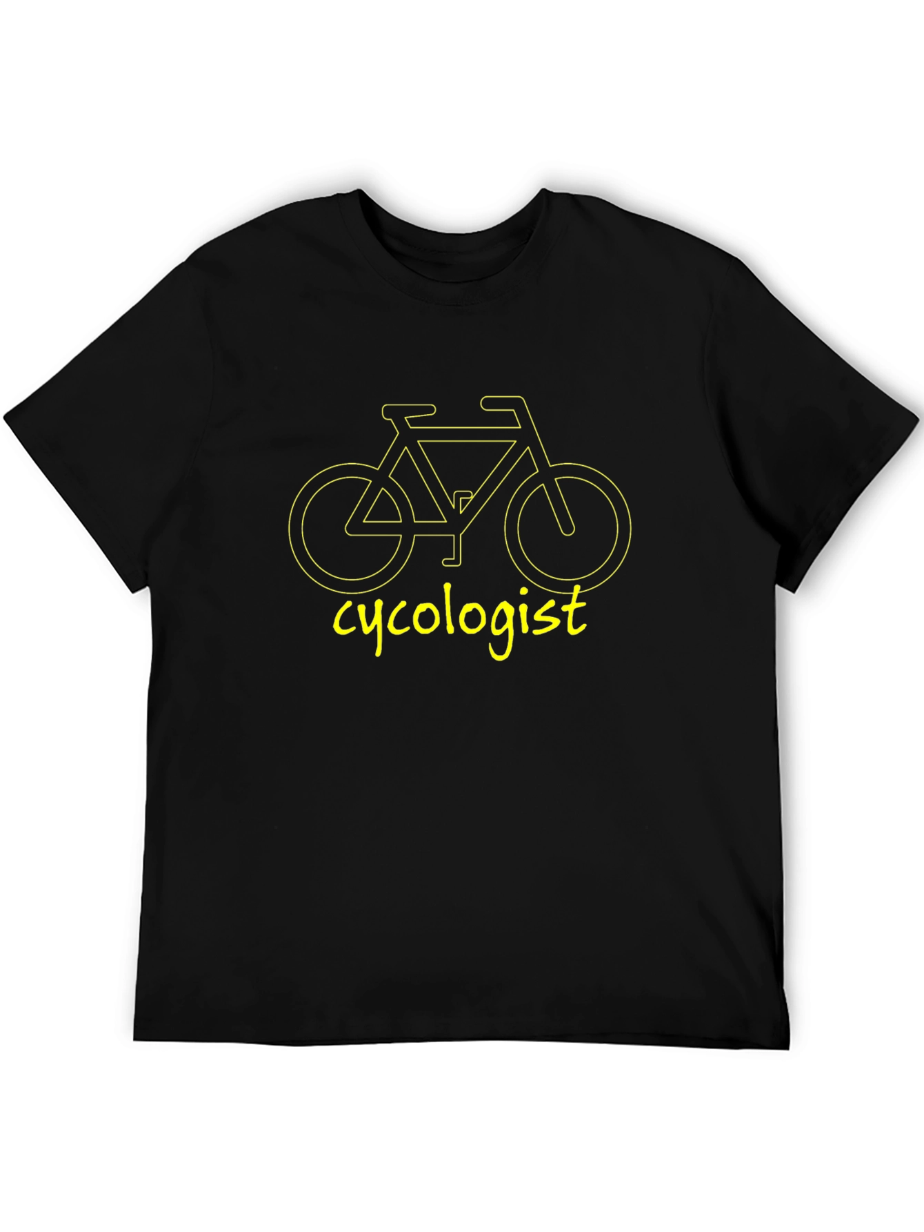 Cyclologist Black T-Shirt: For Bike Lovers!