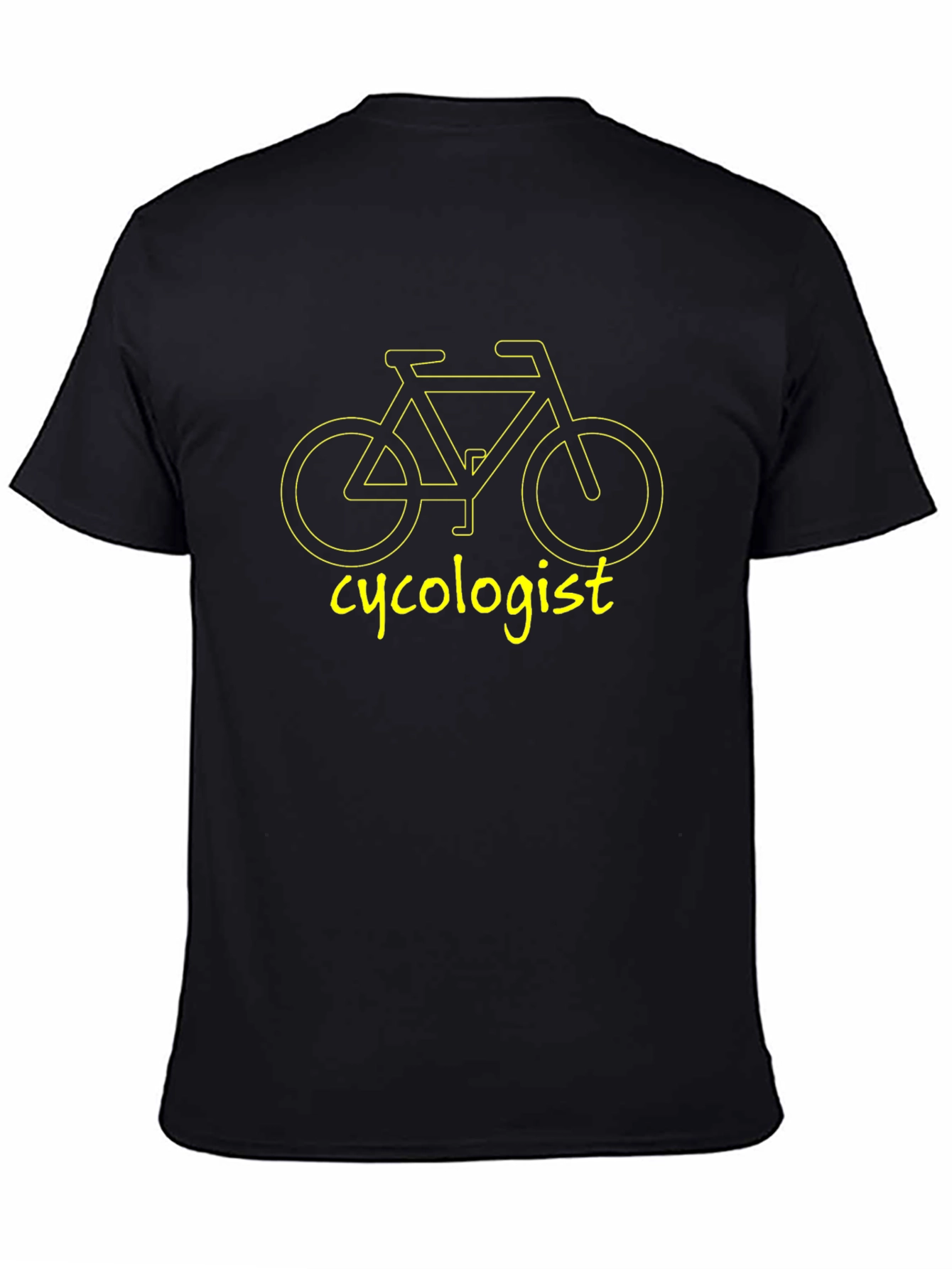 Cyclologist Black T-Shirt: For Bike Lovers!