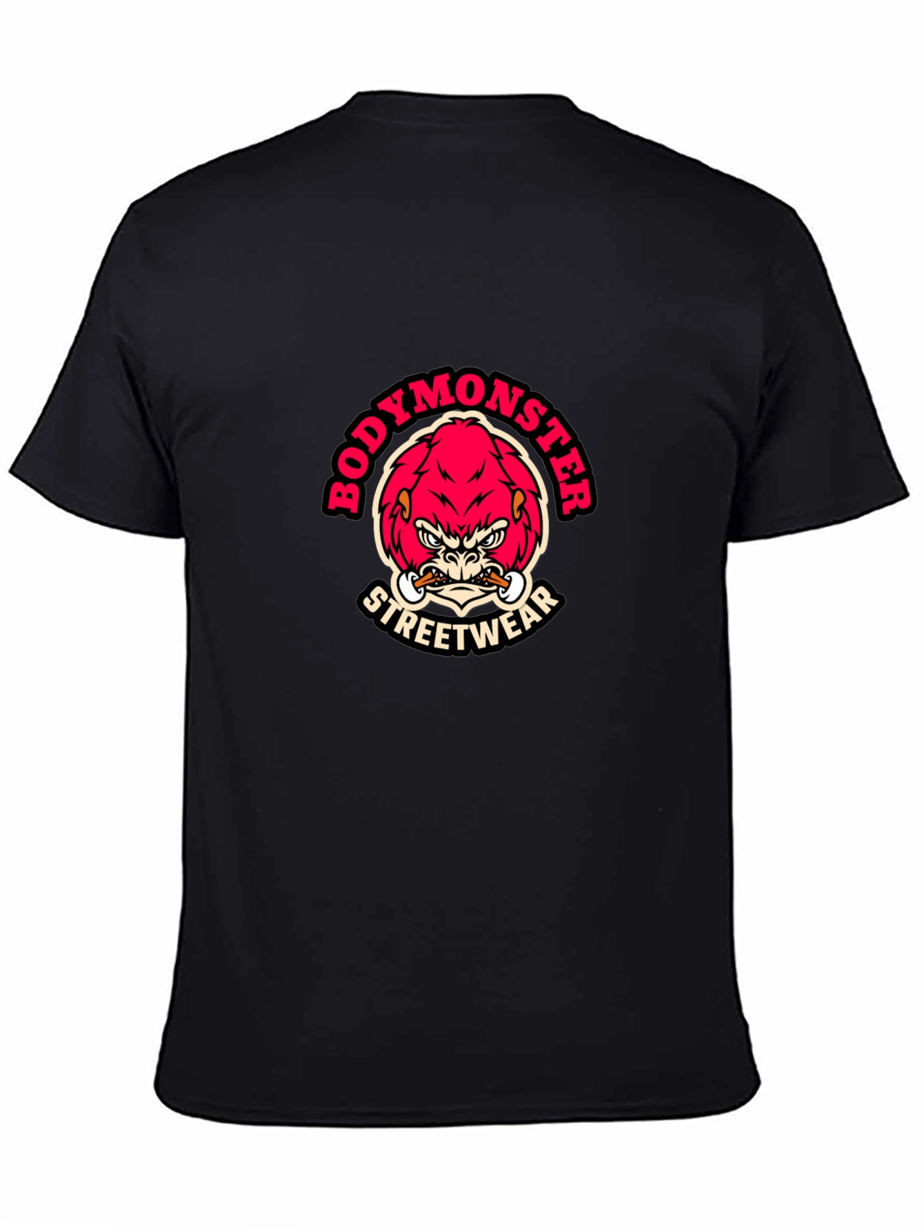 BodyMonster Streetwear Black T-Shirt