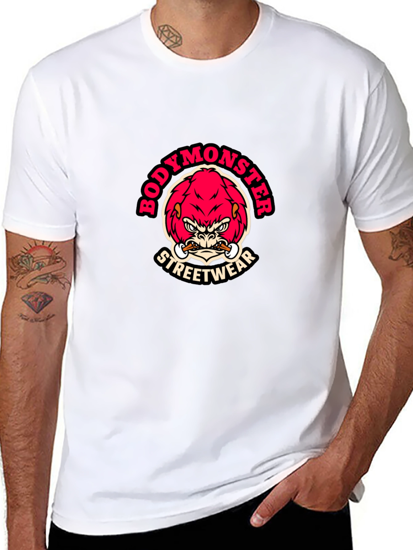 BodyMonster Streetwear Black T-Shirt
