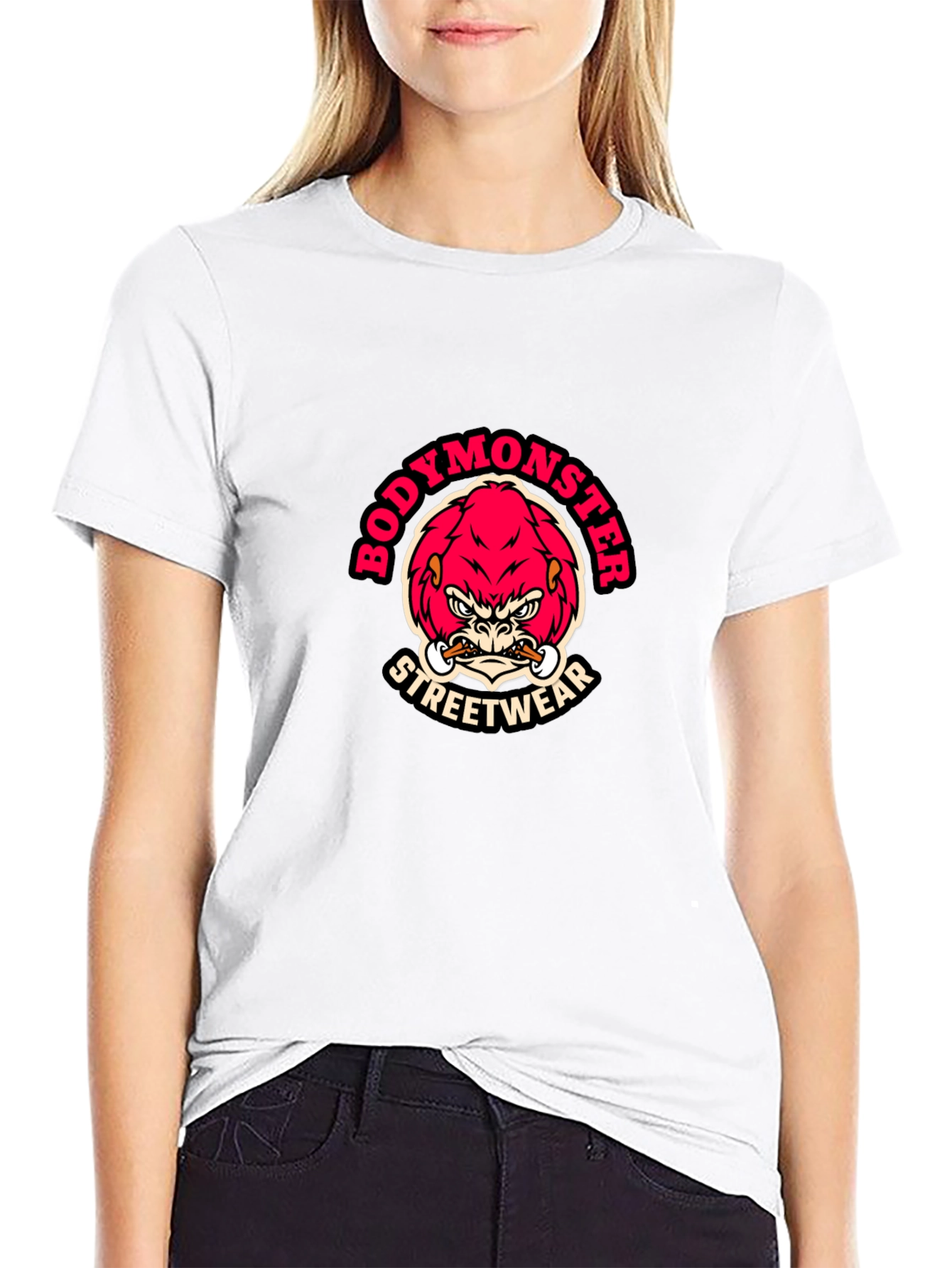 BodyMonster Streetwear Black T-Shirt