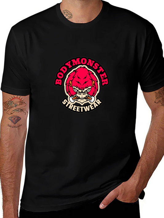 BodyMonster Streetwear Black T-Shirt