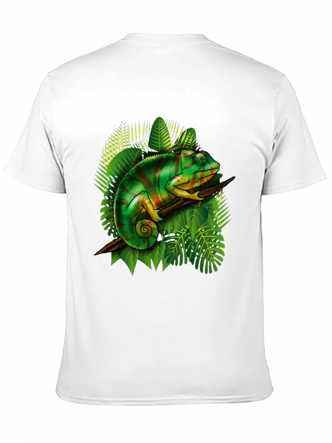 Chameleon Graphic Tee - Unique Reptile T-Shirt