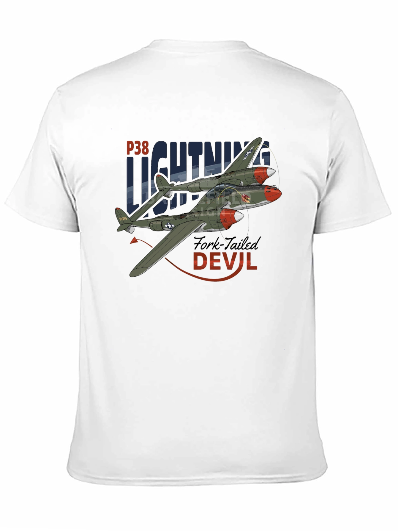 P-38 Lightning T-Shirt - Fork-Tailed Devil
