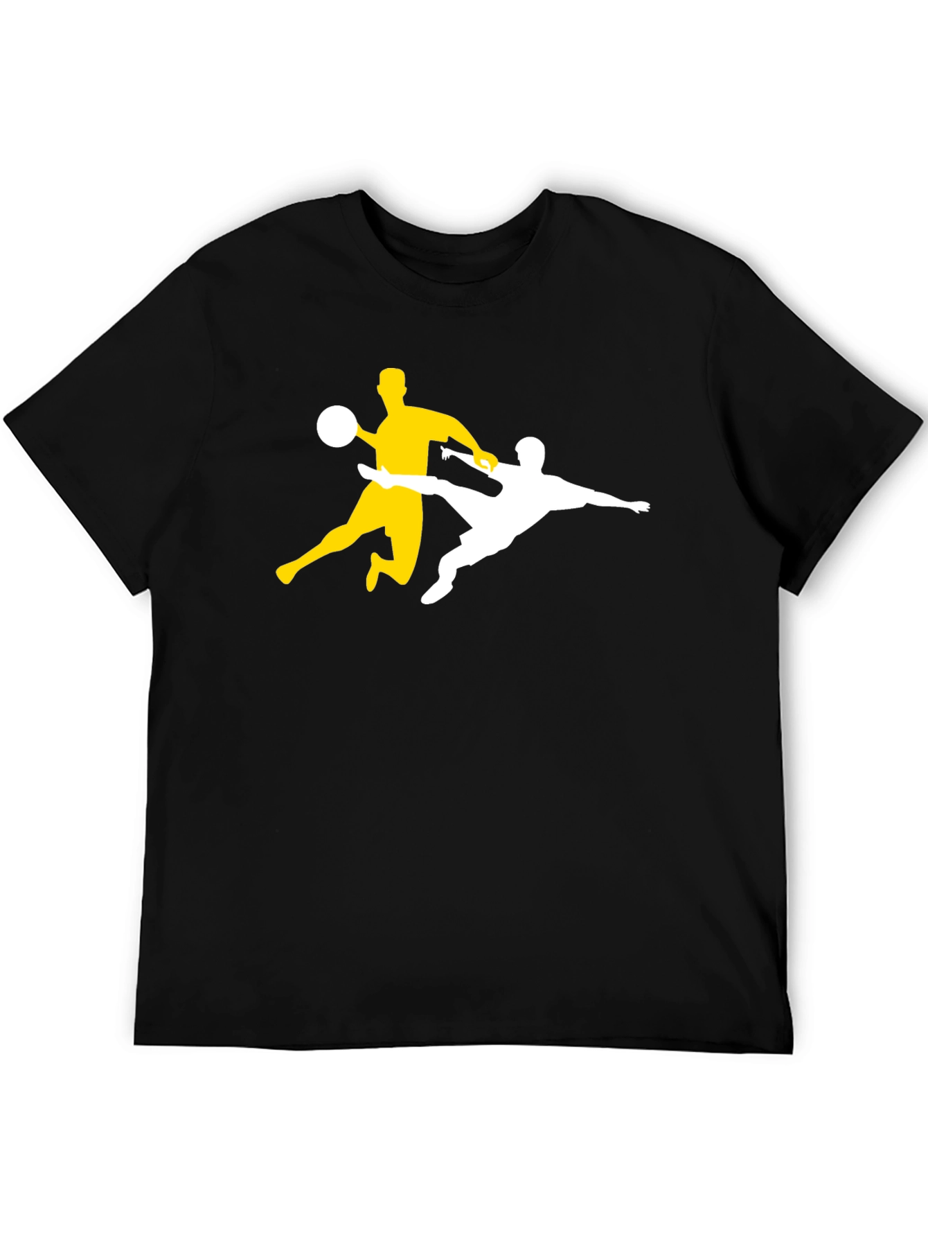 Soccer Players Black T-Shirt