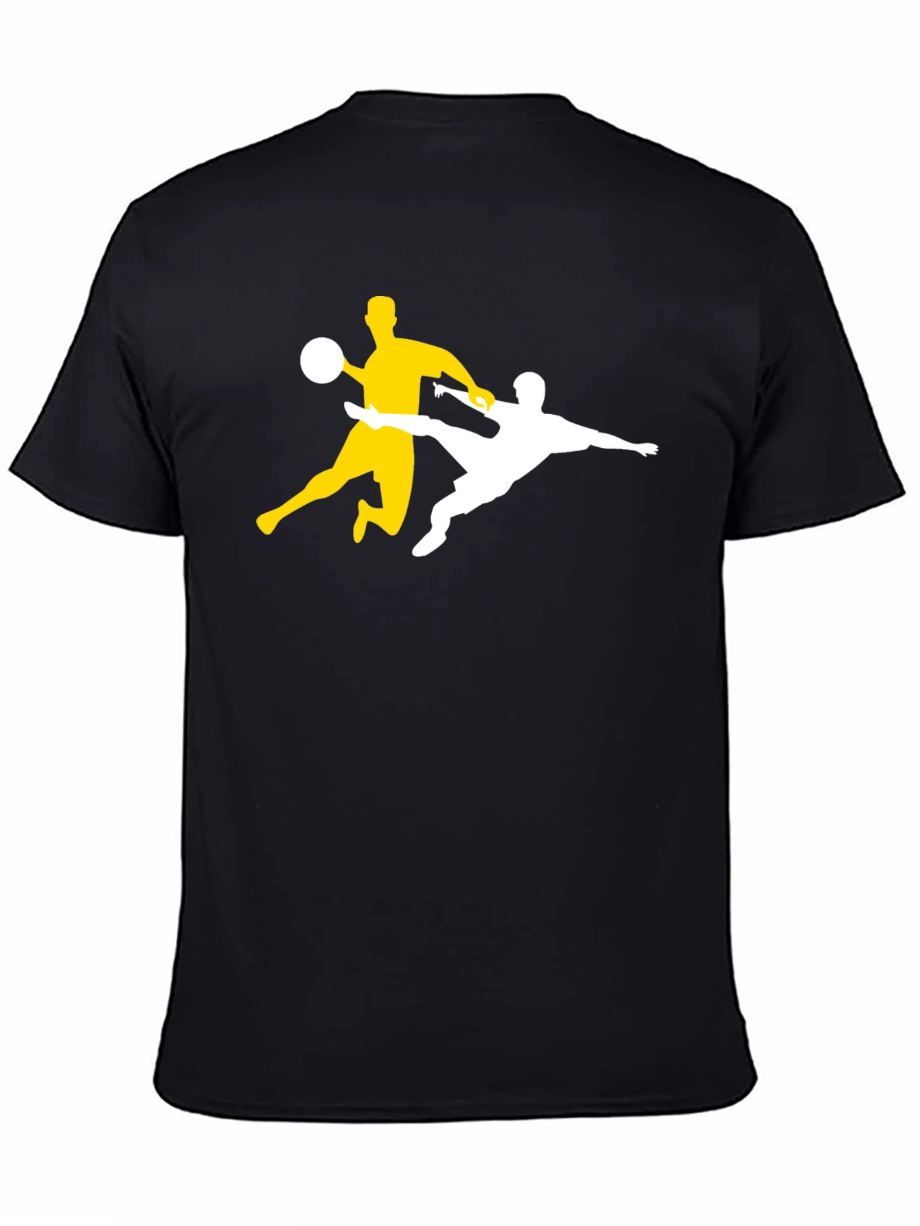 Soccer Players Black T-Shirt