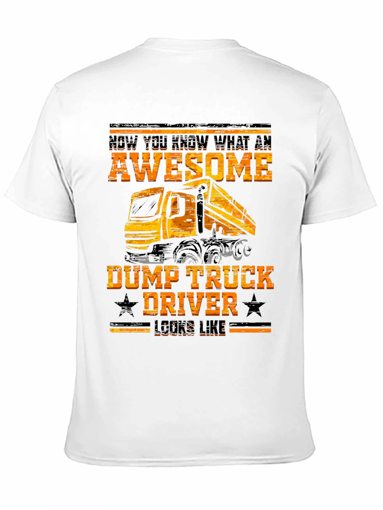 Awesome Dump Truck Driver Graphic Tee