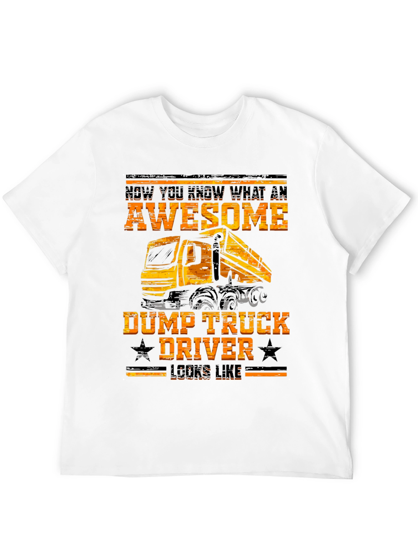 Awesome Dump Truck Driver Graphic Tee