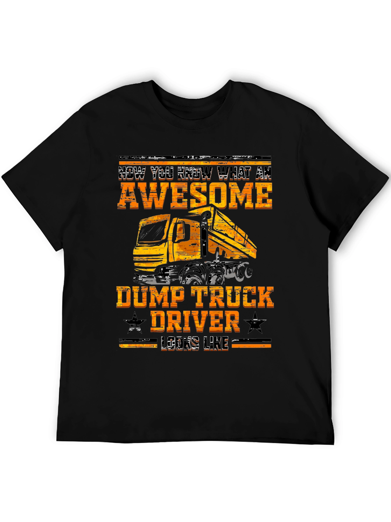 Awesome Dump Truck Driver Graphic Tee