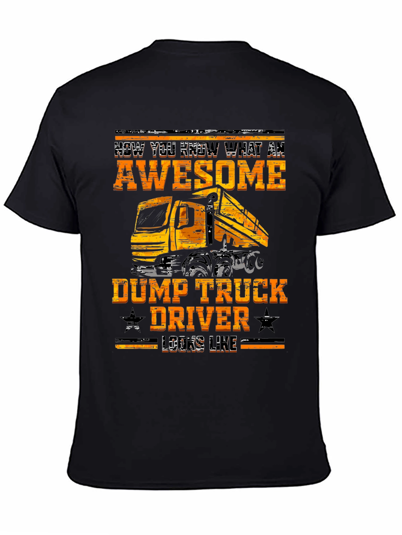 Awesome Dump Truck Driver Graphic Tee