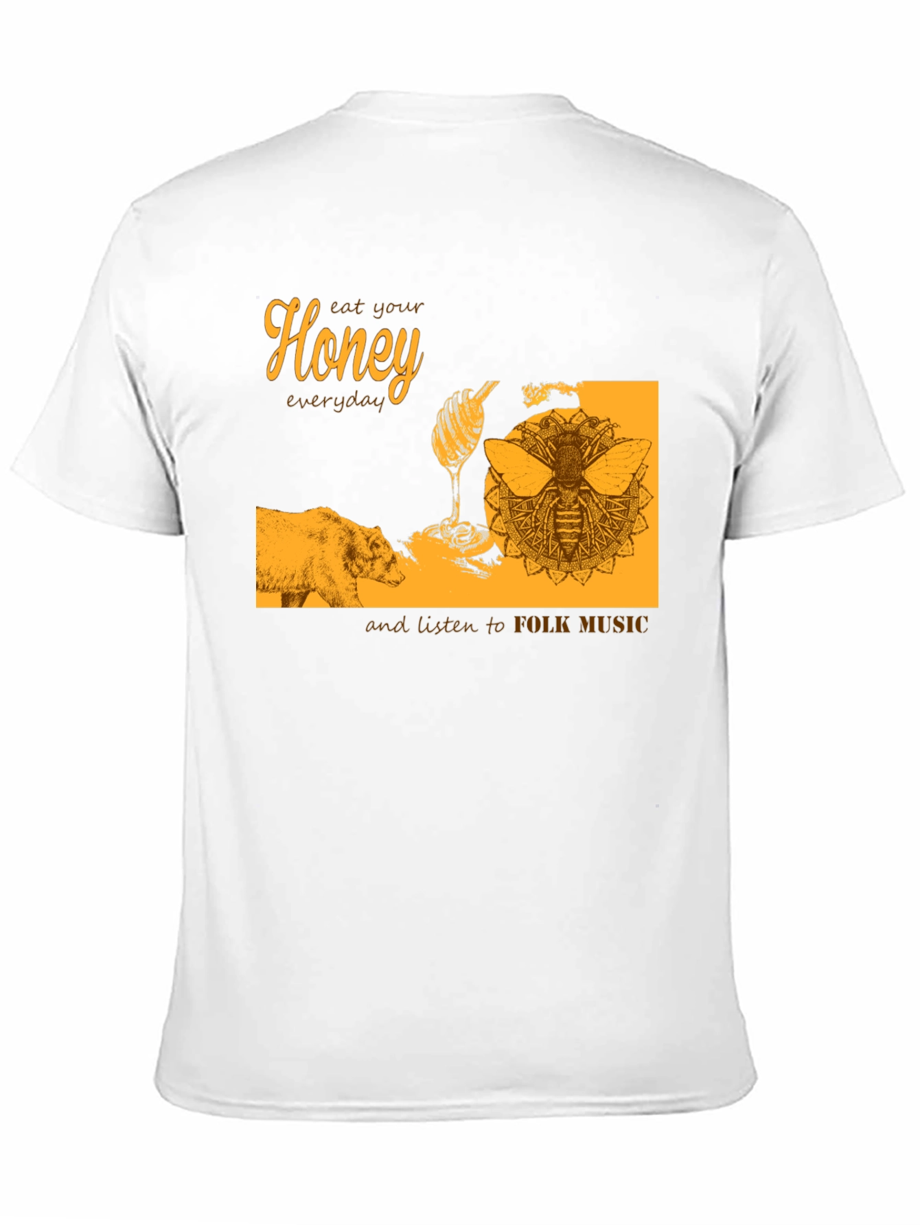 Honey Bear Folk Music T-Shirt