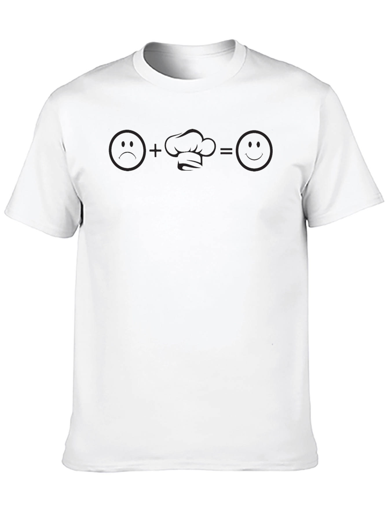 Chef Equation Graphic Tee - Black Cotton T-Shirt