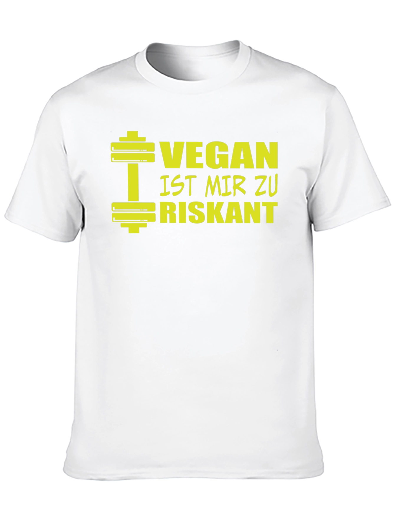 Vegan Too Risky Funny Graphic T-Shirt