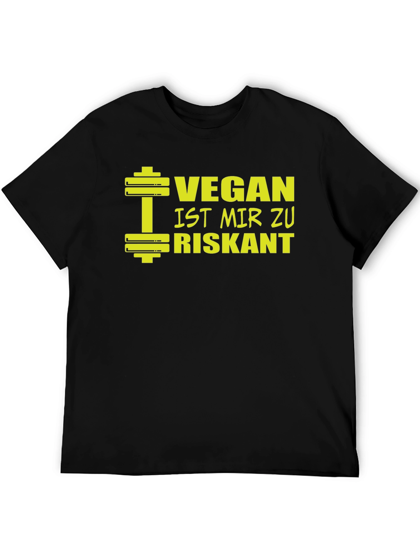 Vegan Too Risky Funny Graphic T-Shirt