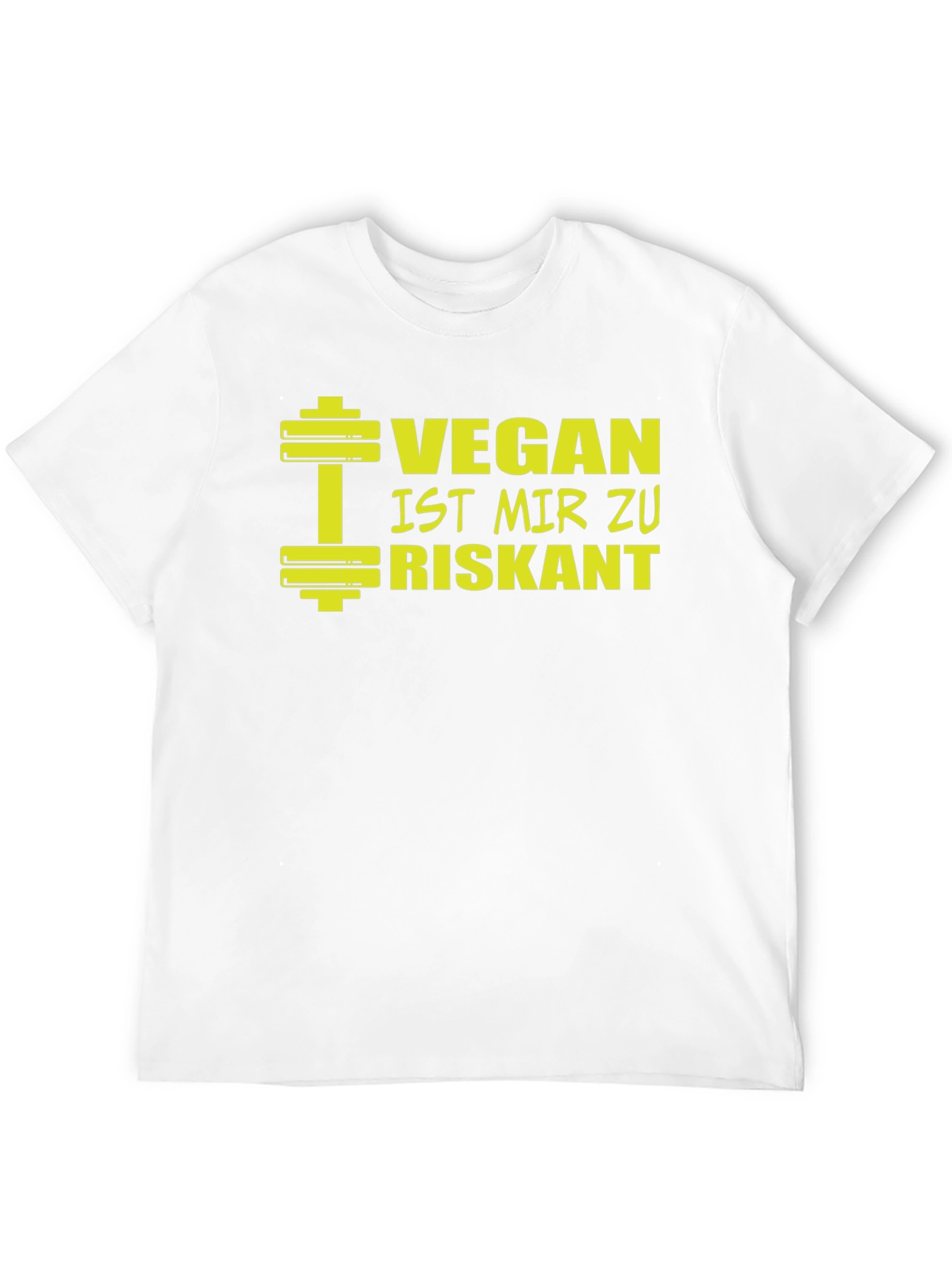 Vegan Too Risky Funny Graphic T-Shirt