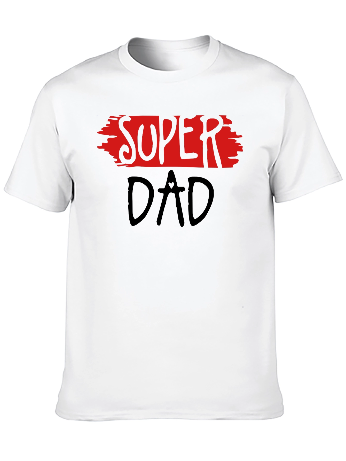 Super Dad Black Graphic Tee - Fathers Day Gift