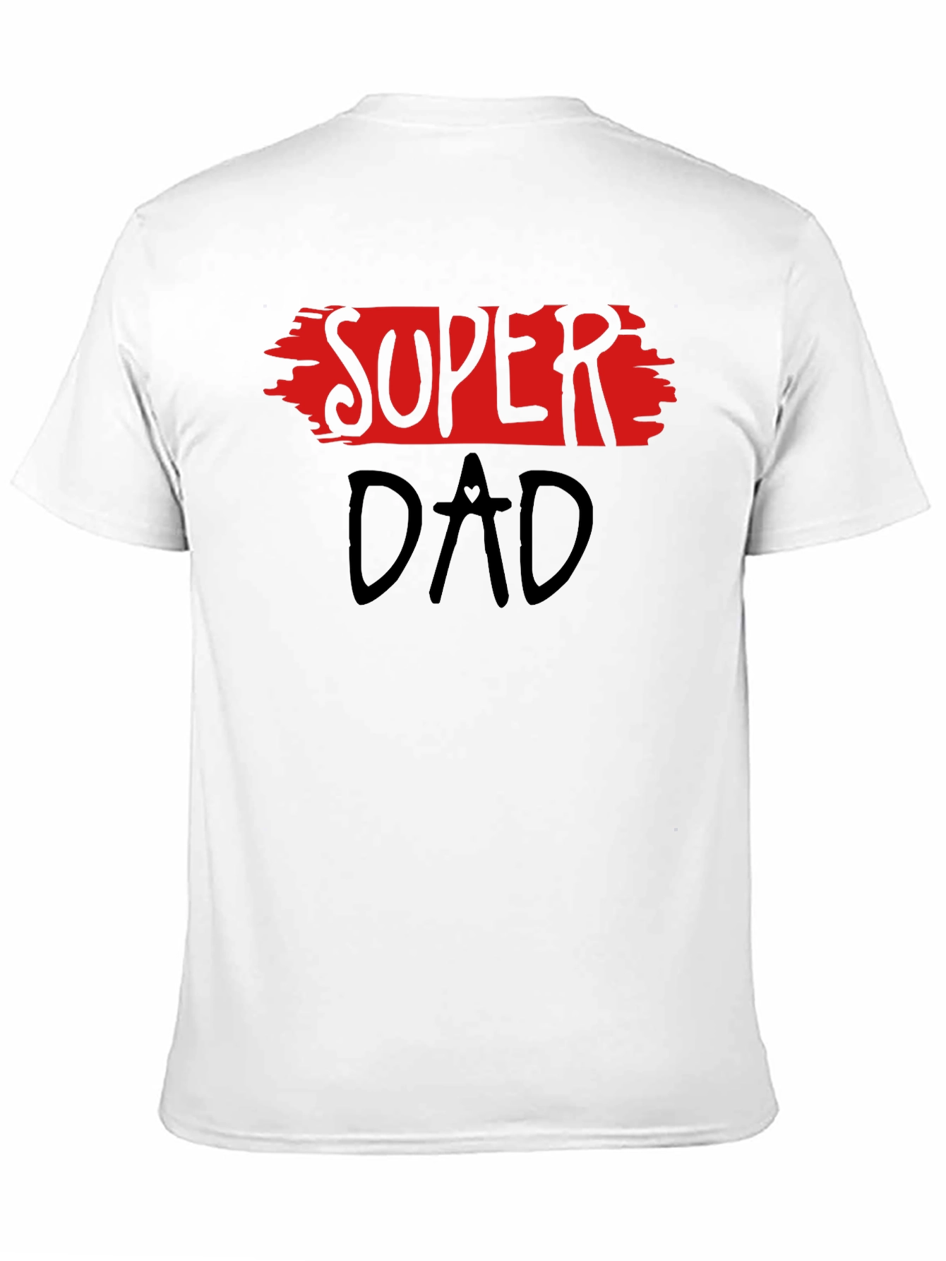 Super Dad Black Graphic Tee - Fathers Day Gift