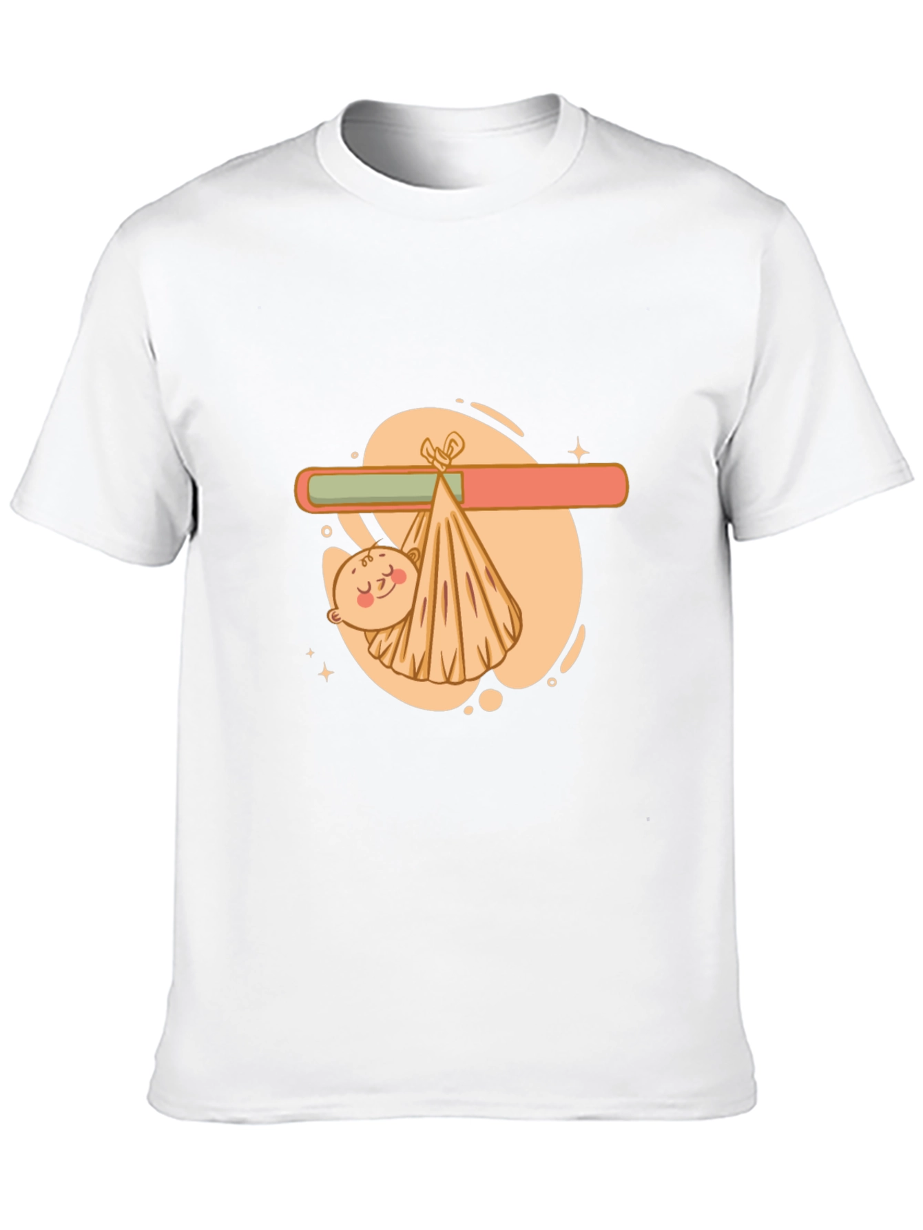 Baby on the Way Loading Bar Black T-Shirt