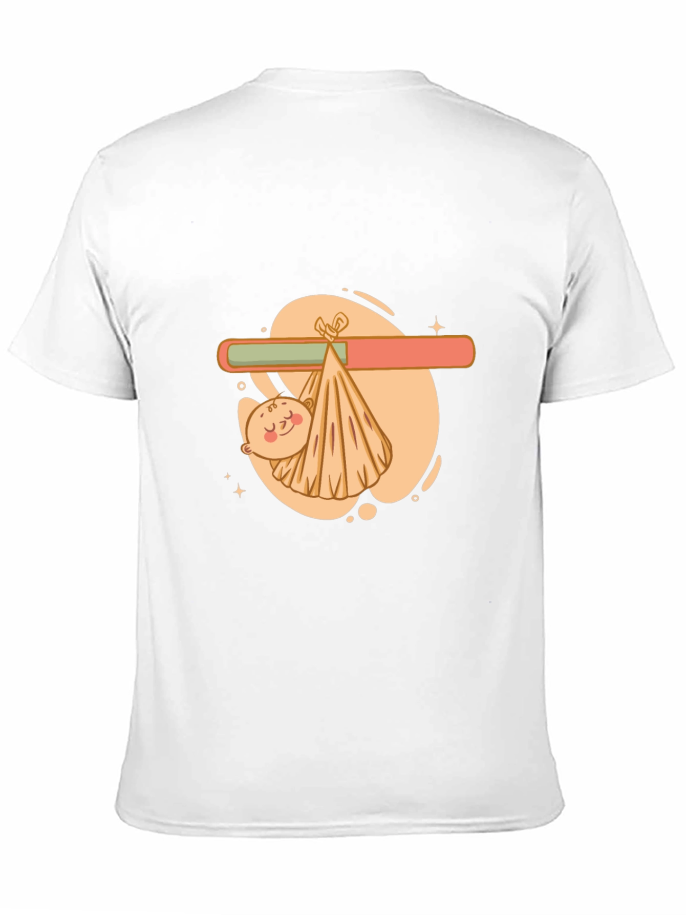 Baby on the Way Loading Bar Black T-Shirt