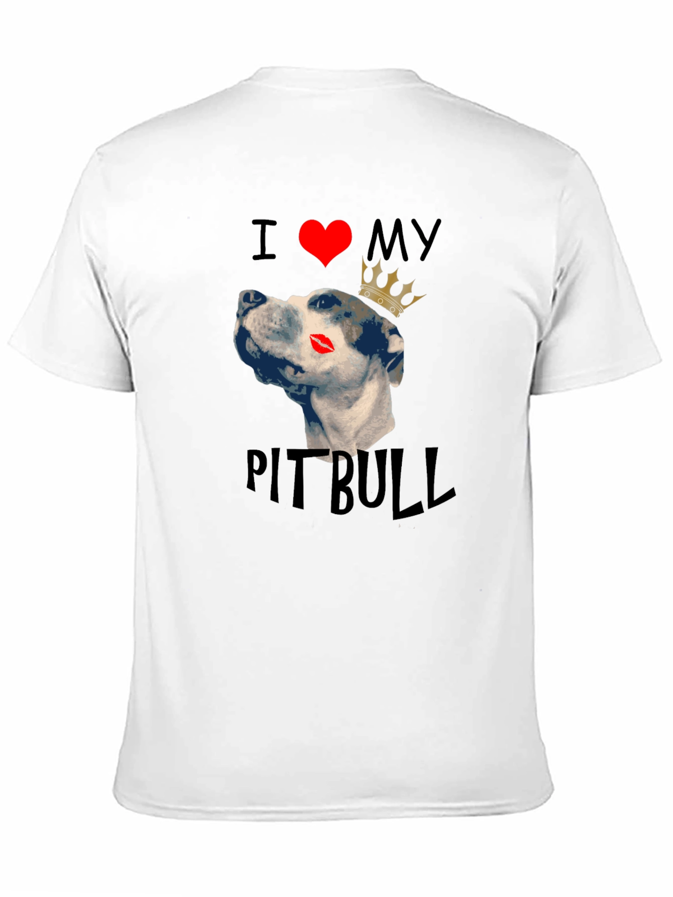 I Love My Pitbull Dog T-Shirt