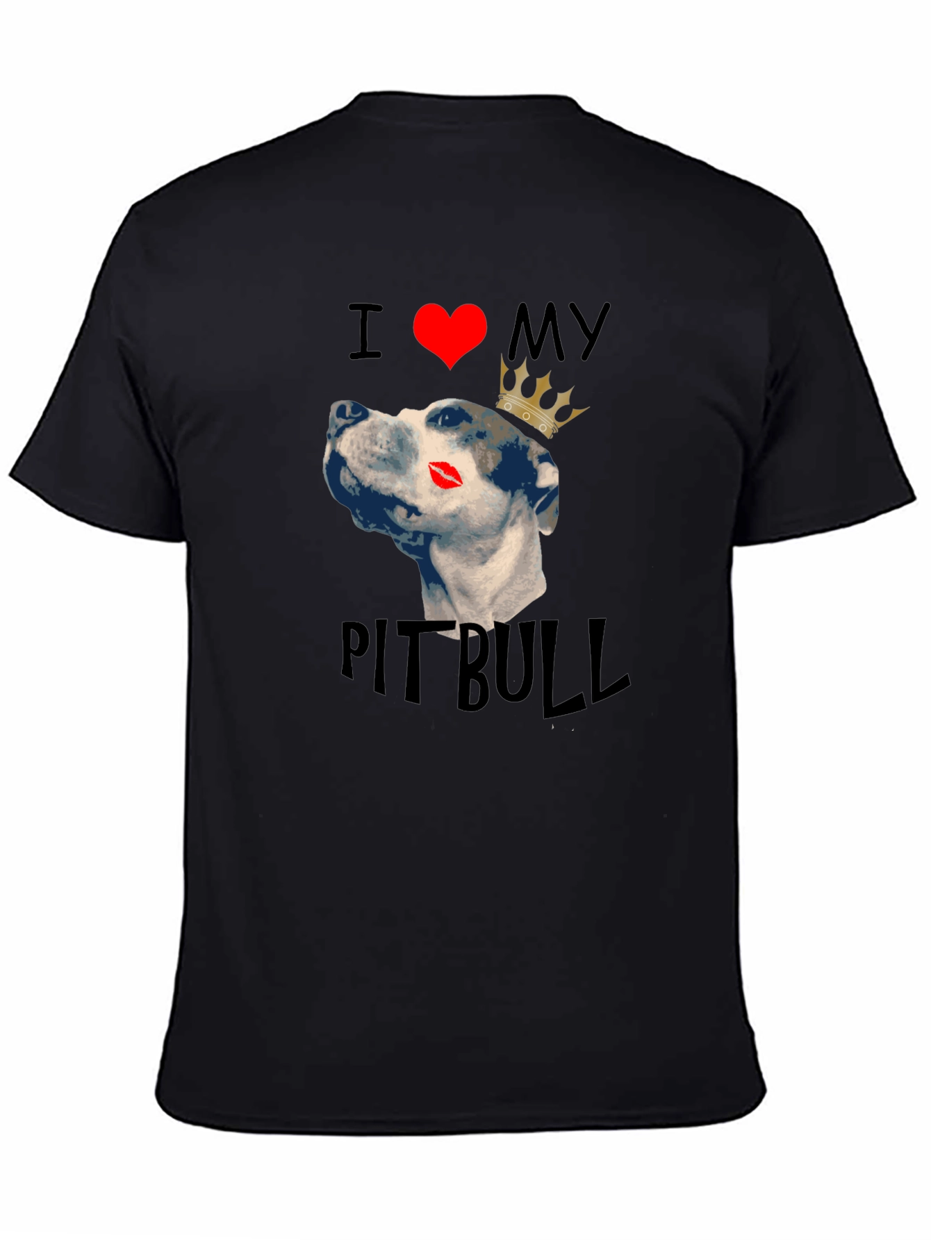 I Love My Pitbull Dog T-Shirt