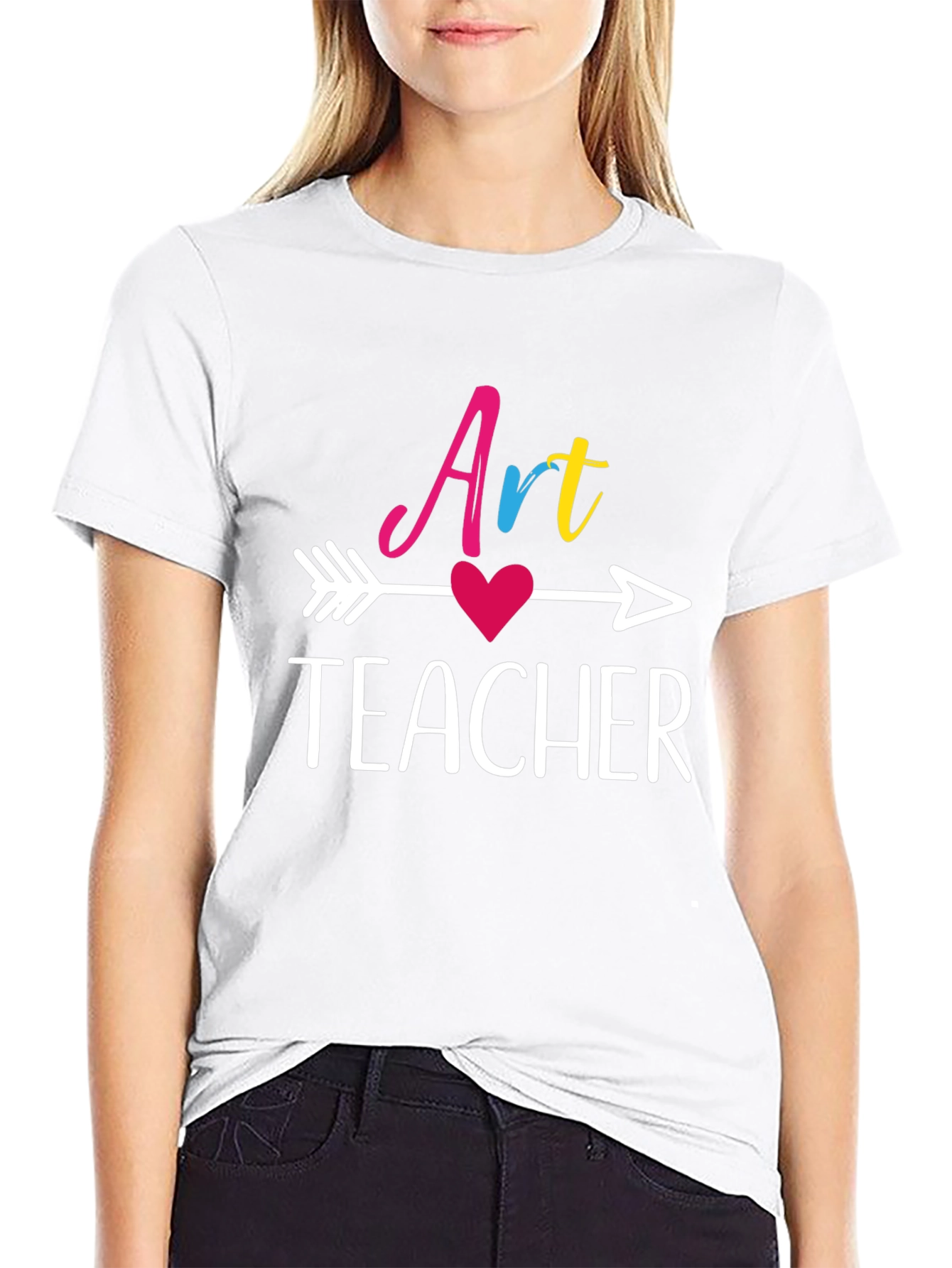 Art Teacher Arrow T-Shirt - Cute Teacher Gift
