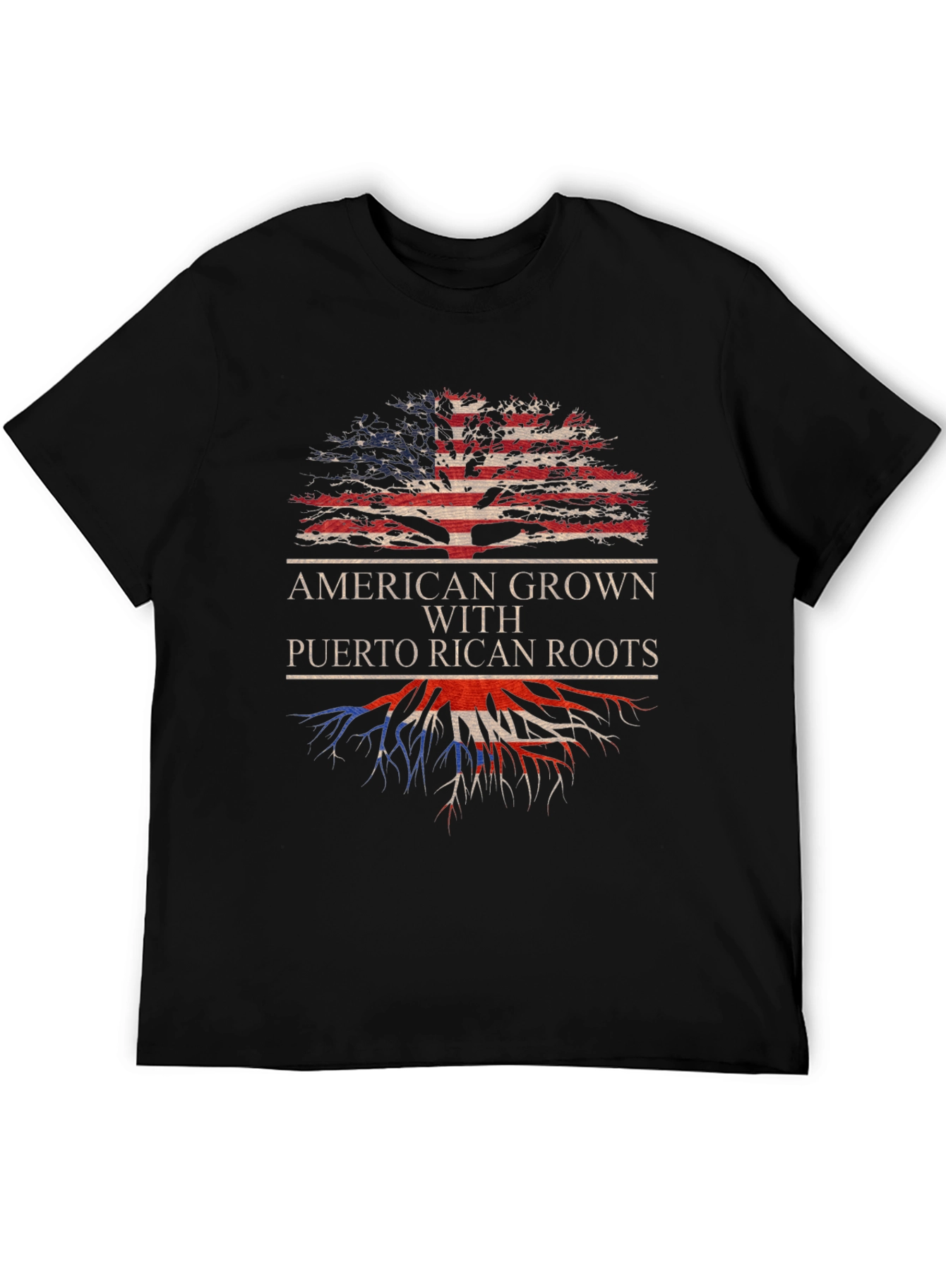 American Grown Puerto Rican Roots T-Shirt