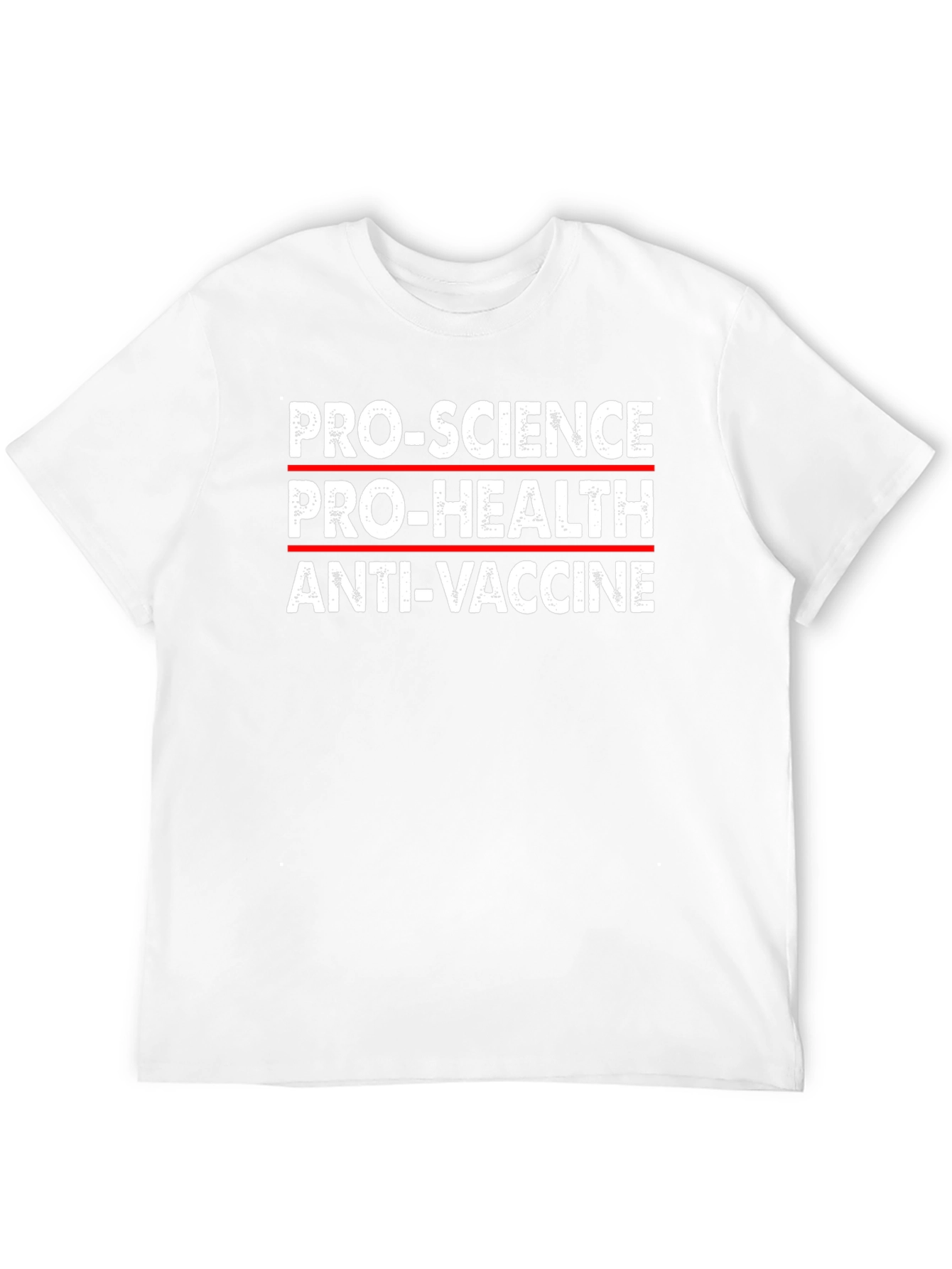 Pro-Science Pro-Health Anti-Vaccine Black T-Shirt