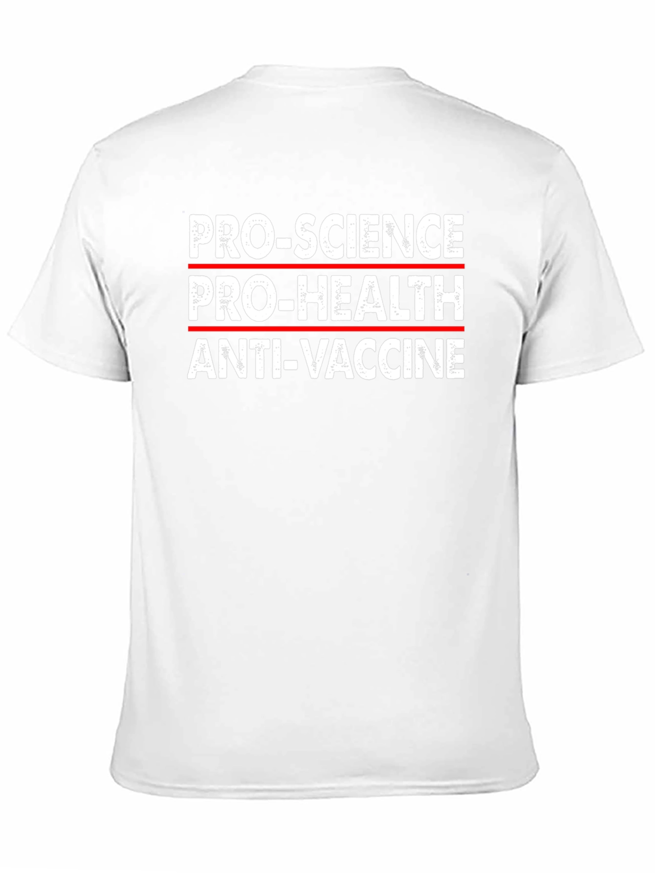 Pro-Science Pro-Health Anti-Vaccine Black T-Shirt