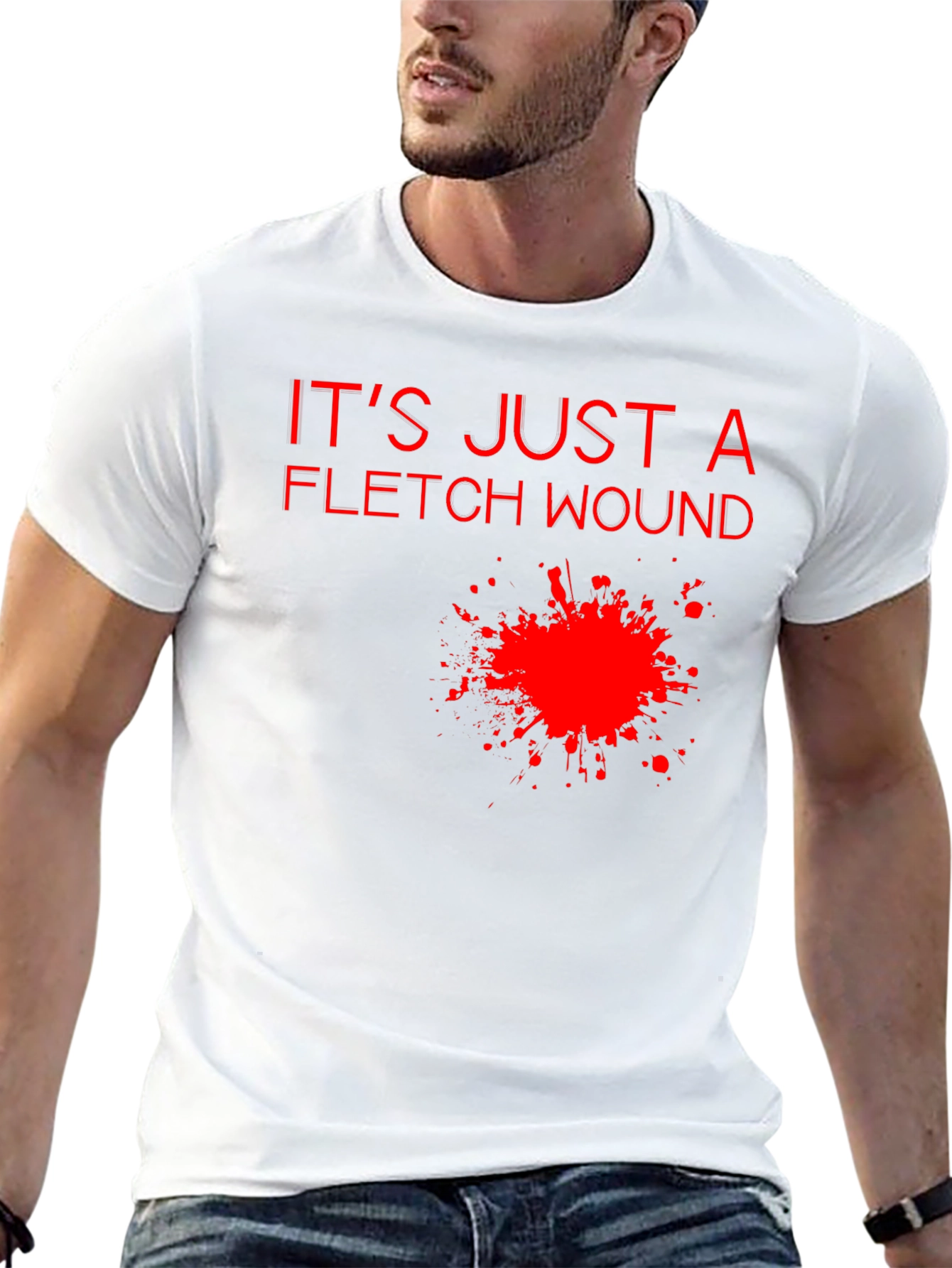 Its Just a Fletch Wound T-Shirt