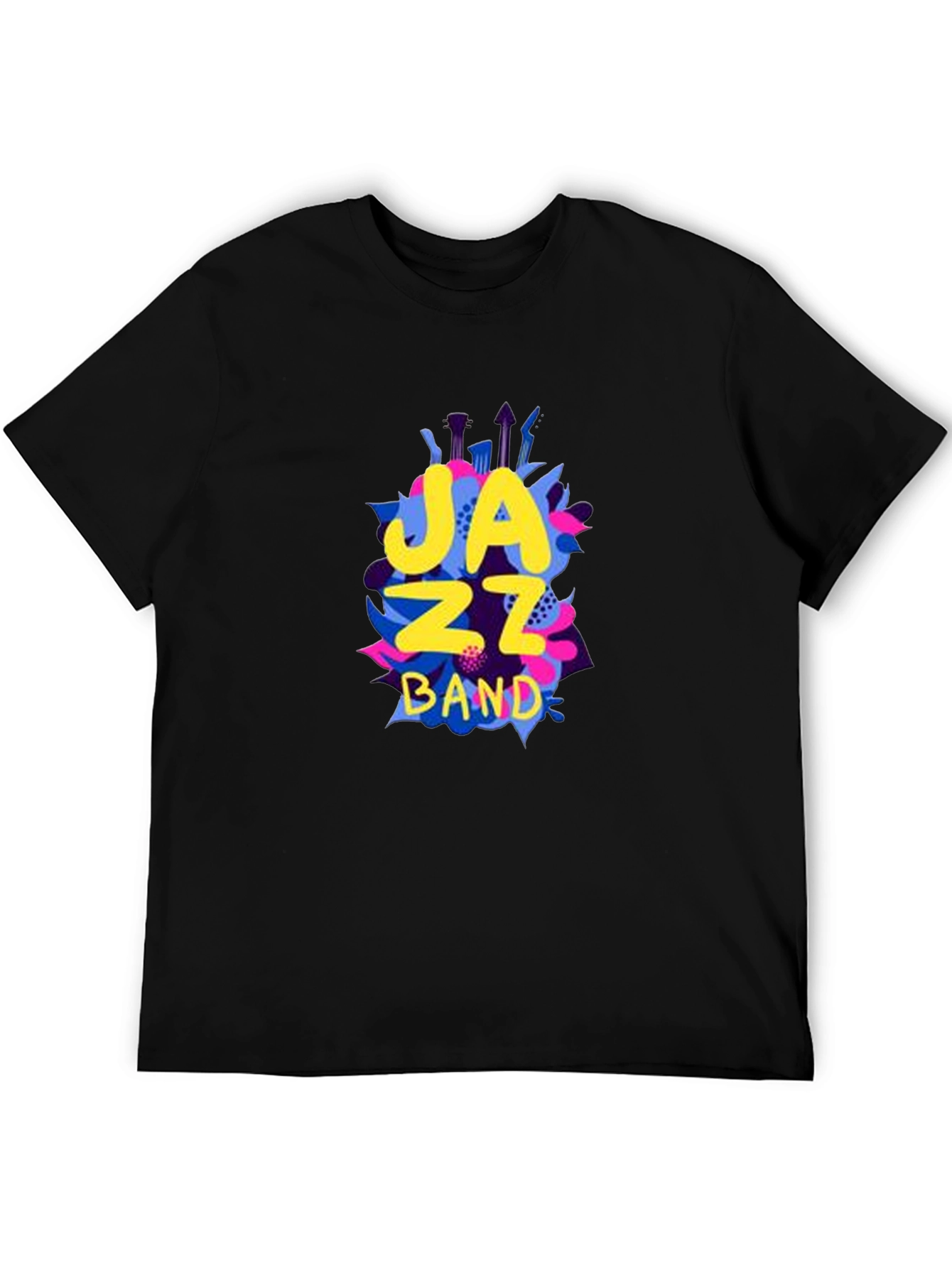 Jazz Band Graphic T-Shirt - Unisex Cotton Tee