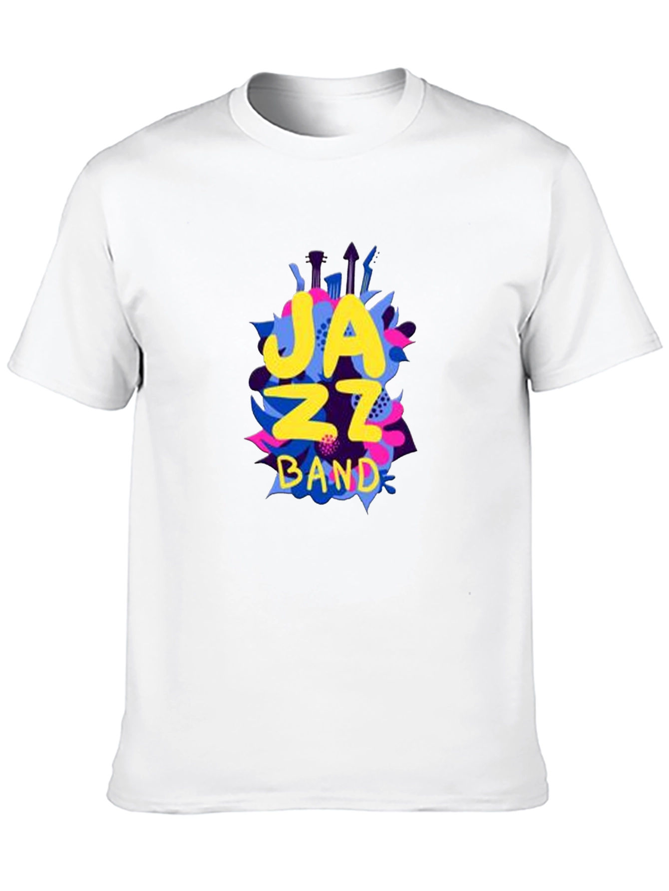 Jazz Band Graphic T-Shirt - Unisex Cotton Tee