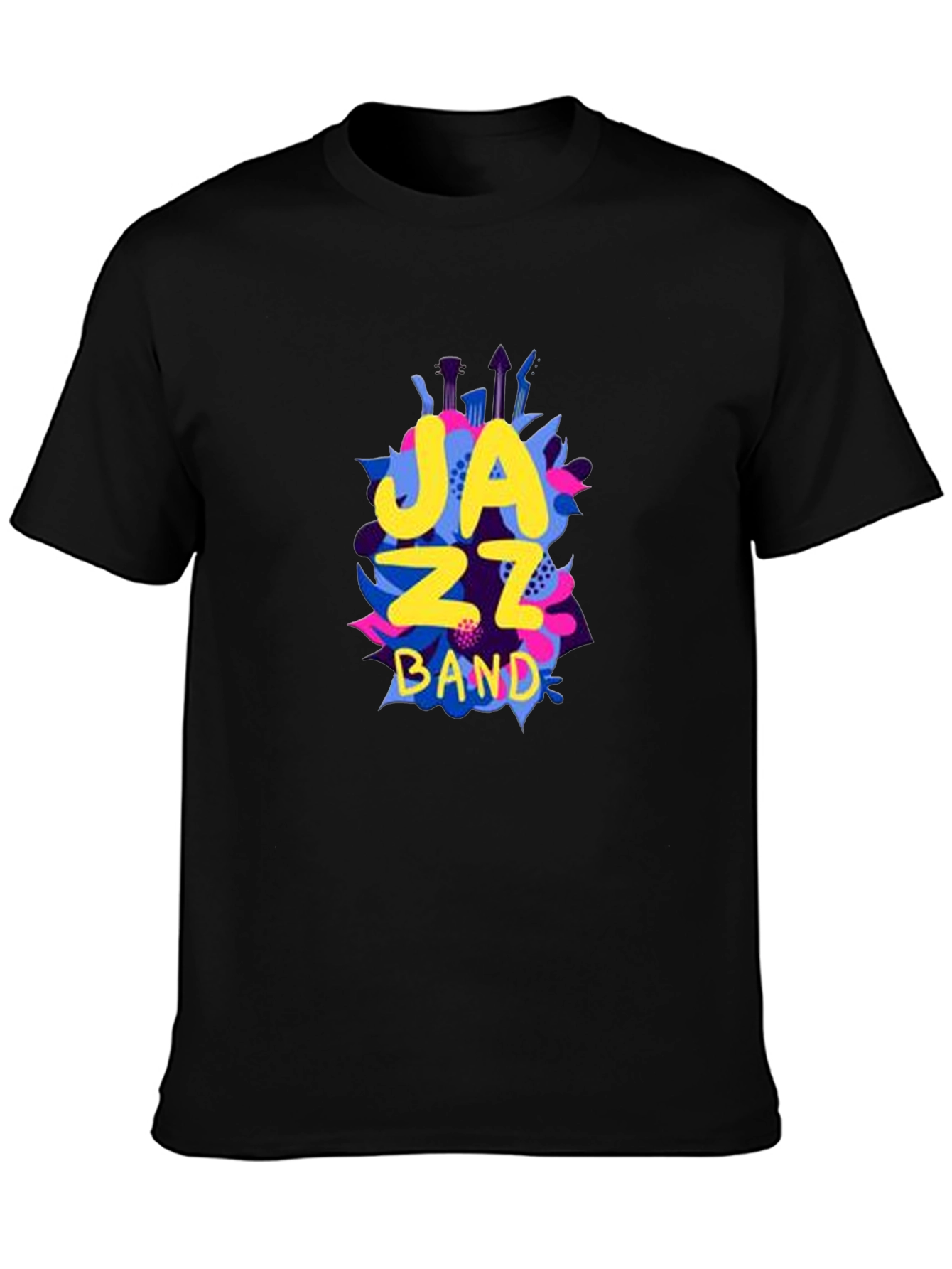 Jazz Band Graphic T-Shirt - Unisex Cotton Tee